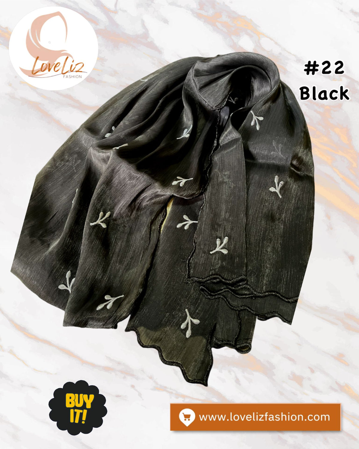 Exclusive Shawl Shimmering Ribbon🎀 (SHWL- 1067) (#ZSKN7)