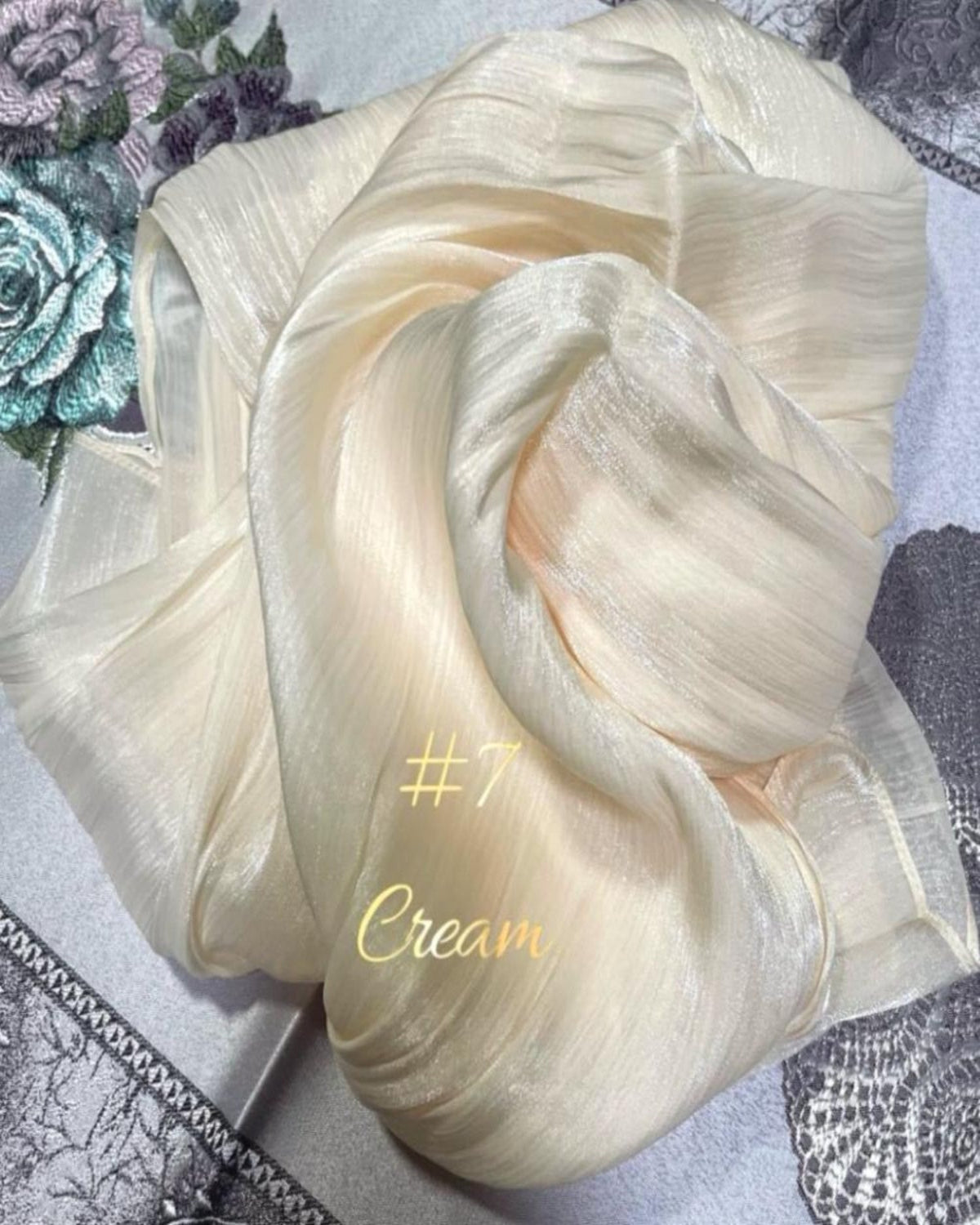Shawl Satin Stripes Ammara– Effortless Elegance in Luxurious Design (SHWL- 1060) (#MM)