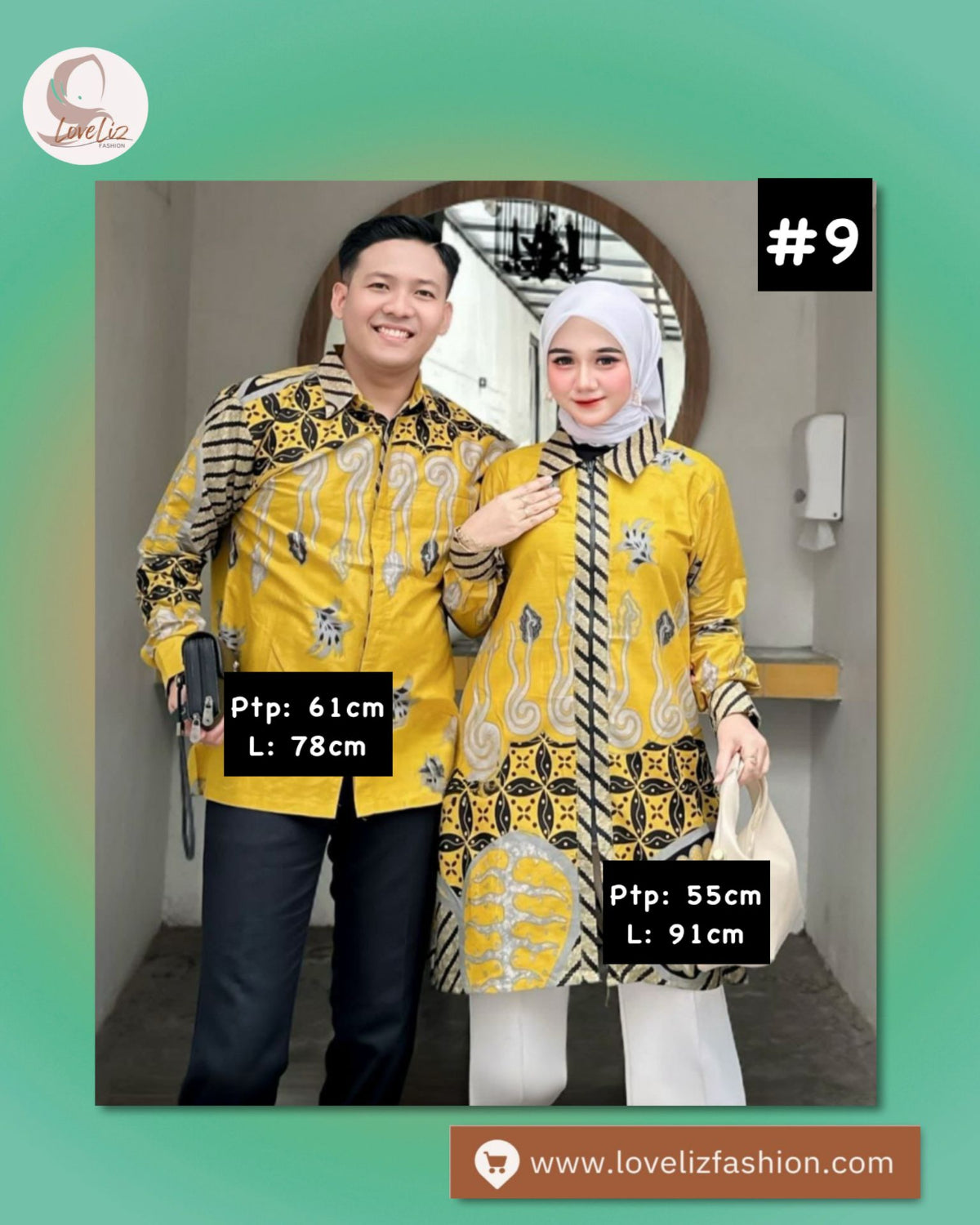 Batik Couple Sets (BCS- 1001) (#AAT)