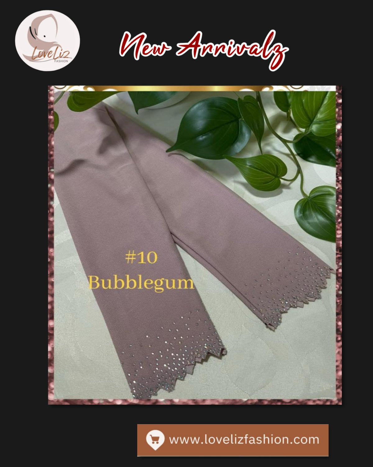 Glitter Handsocks Laser Cut (HNSK- 1011)
