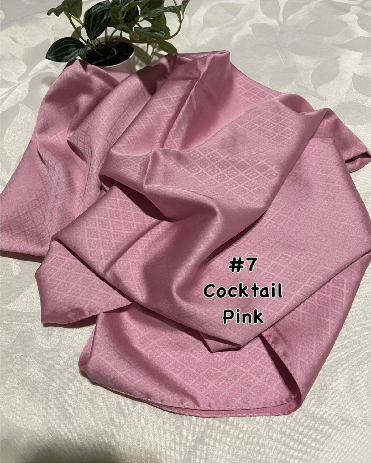 Shawl Satin Aurora- Elegant Muslim Hijab Accessory (SHWL- 1061) (#SN)
