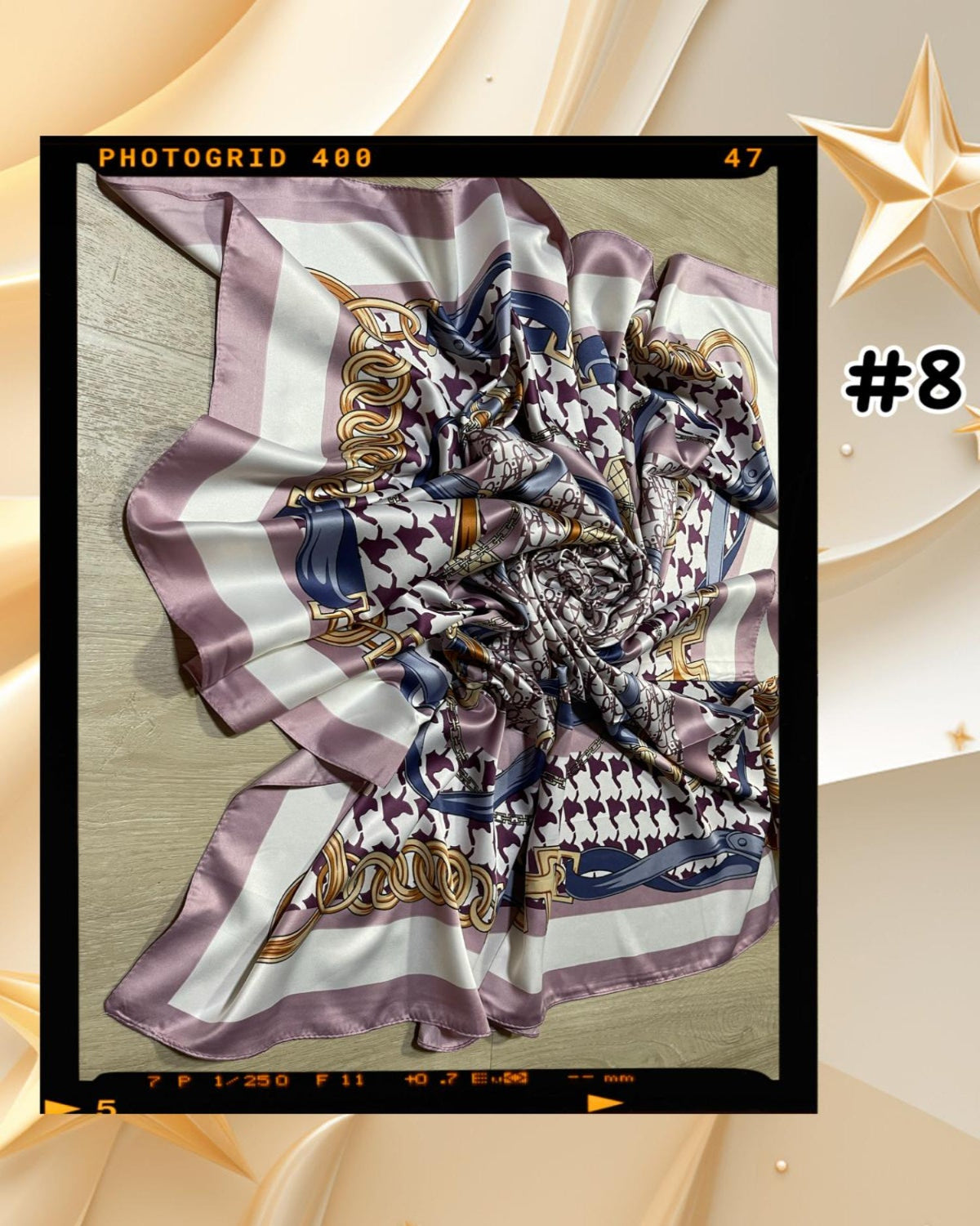 Bawal Satin Printed (BAWL- 1034) Chic & Elegant - Essentials Wear for Muslimah Woman’s Wardrobe