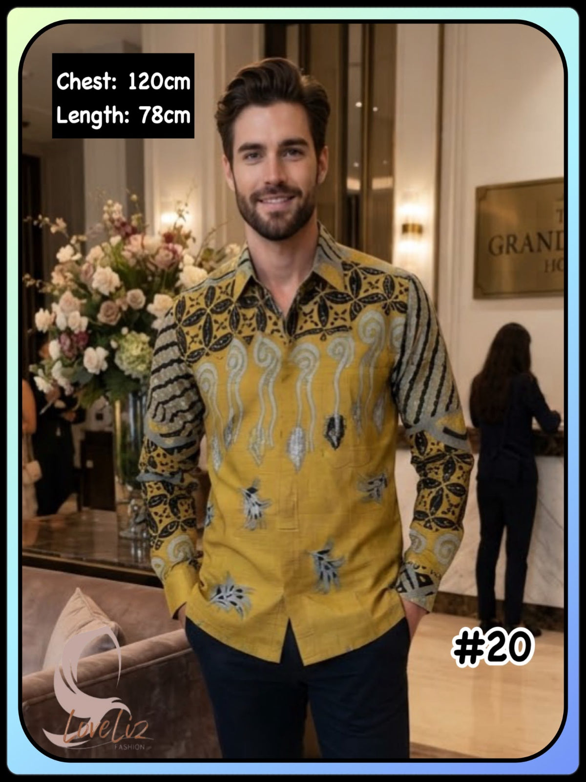 Batik Long Sleeves Shirts - (BTLS_1026/005) (#ANI)