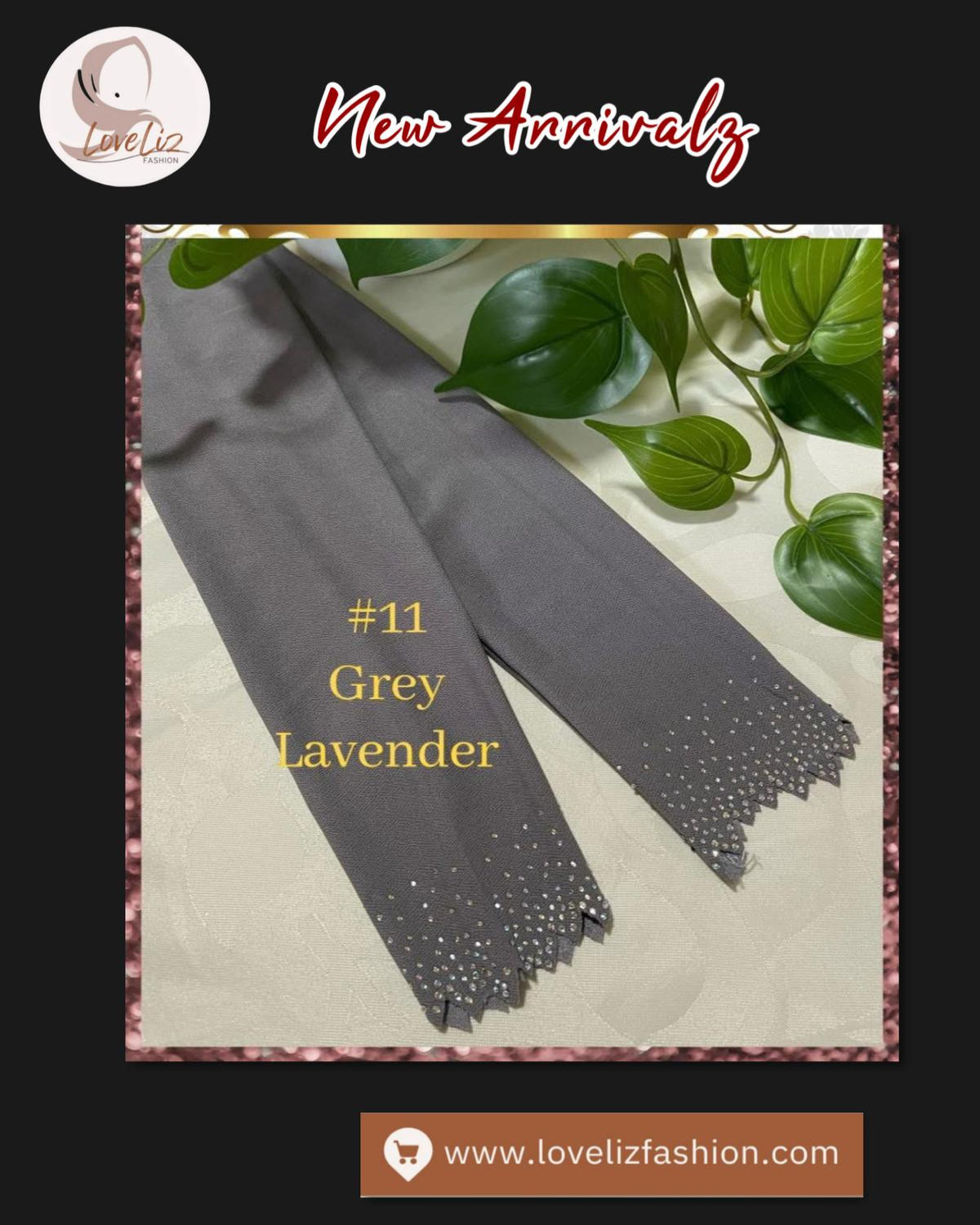Glitter Handsocks Laser Cut (HNSK- 1011)