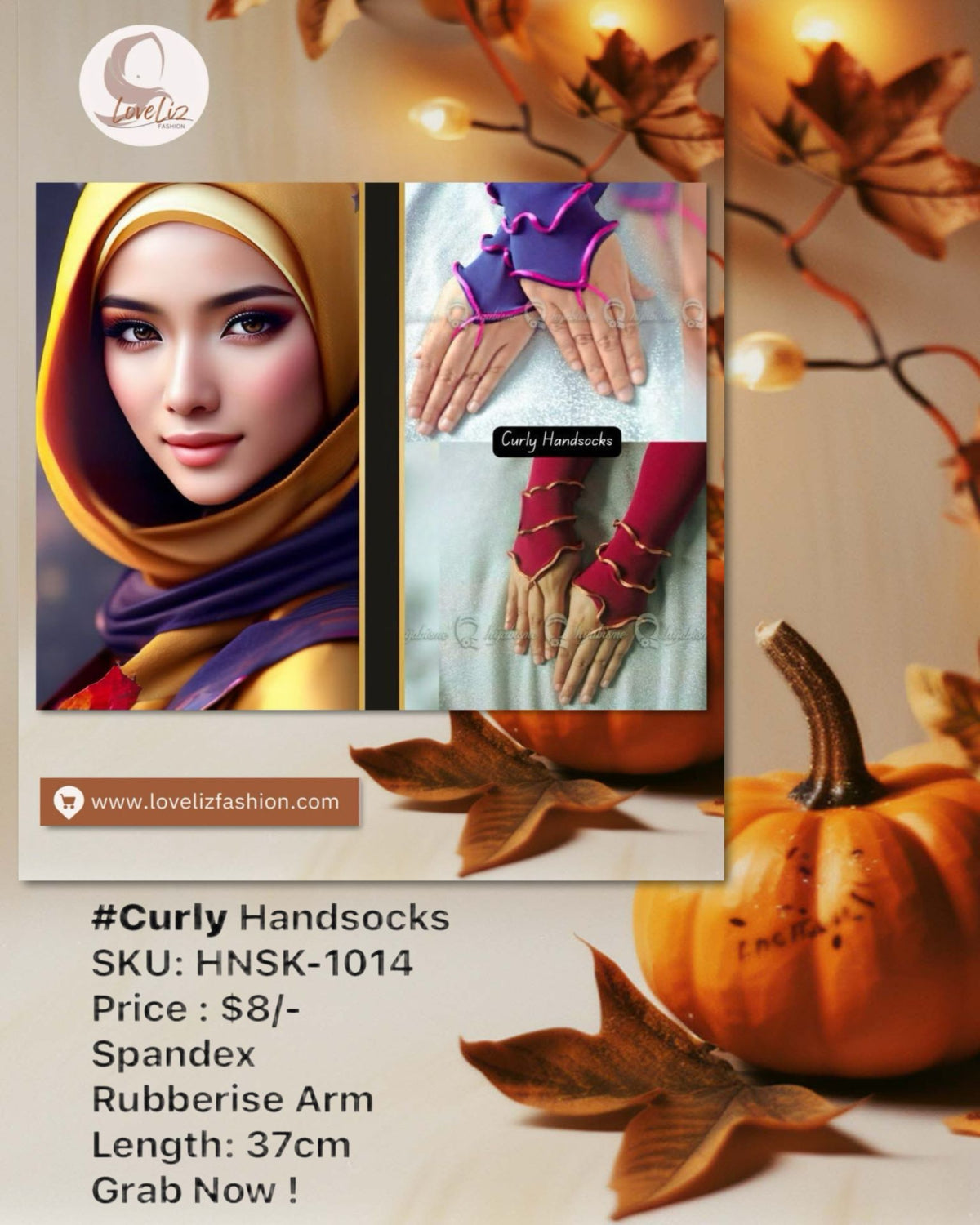 Curly Handsocks (HNSK- 1014)