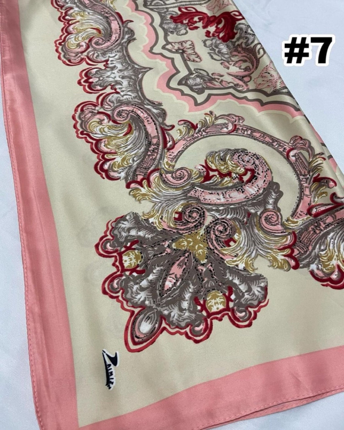 Bawal Satin Printed (BAWL- 1034) Chic & Elegant - Essentials Wear for Muslimah Woman’s Wardrobe