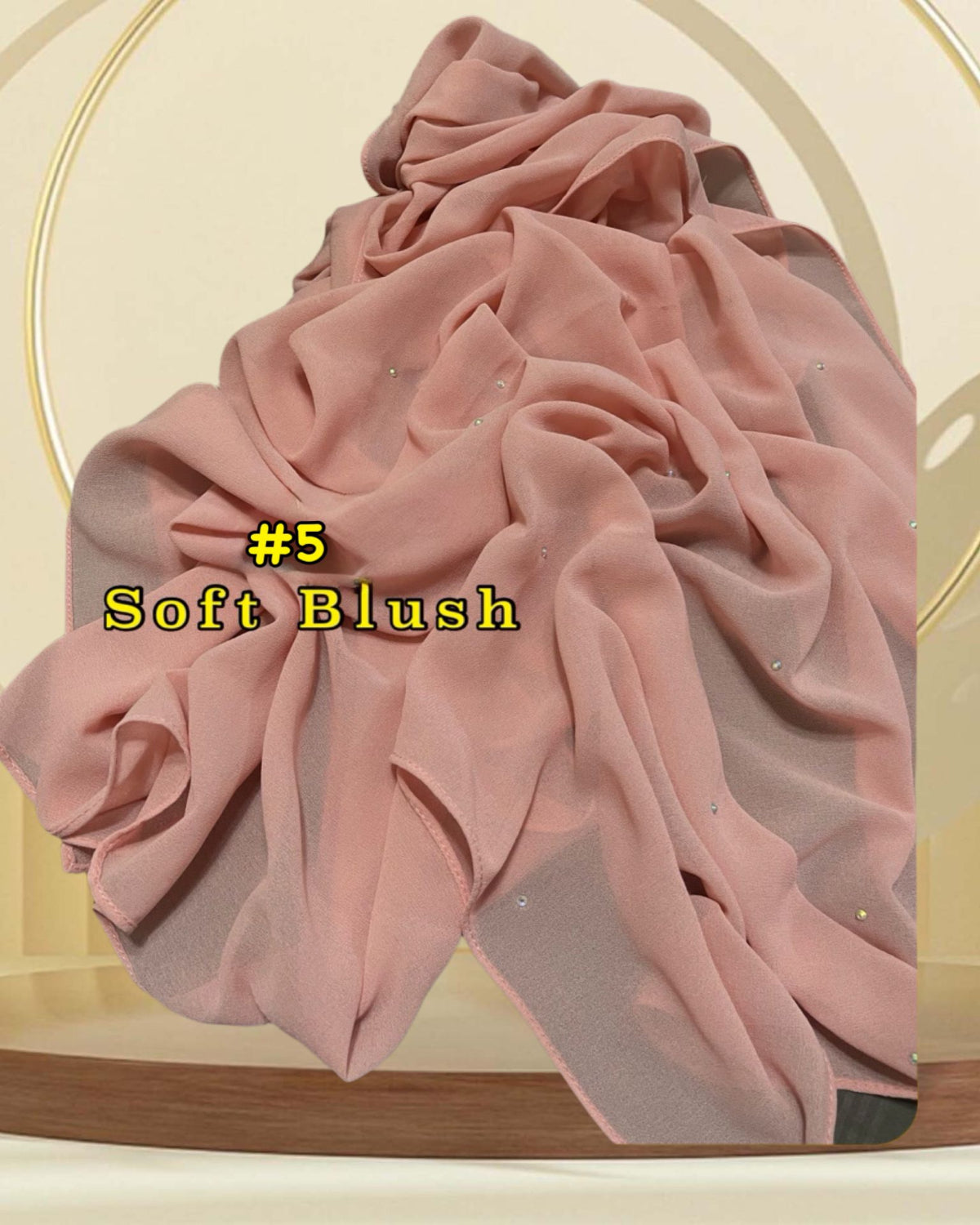 Shawl Chiffon Diamante (SHWL- 1045)
