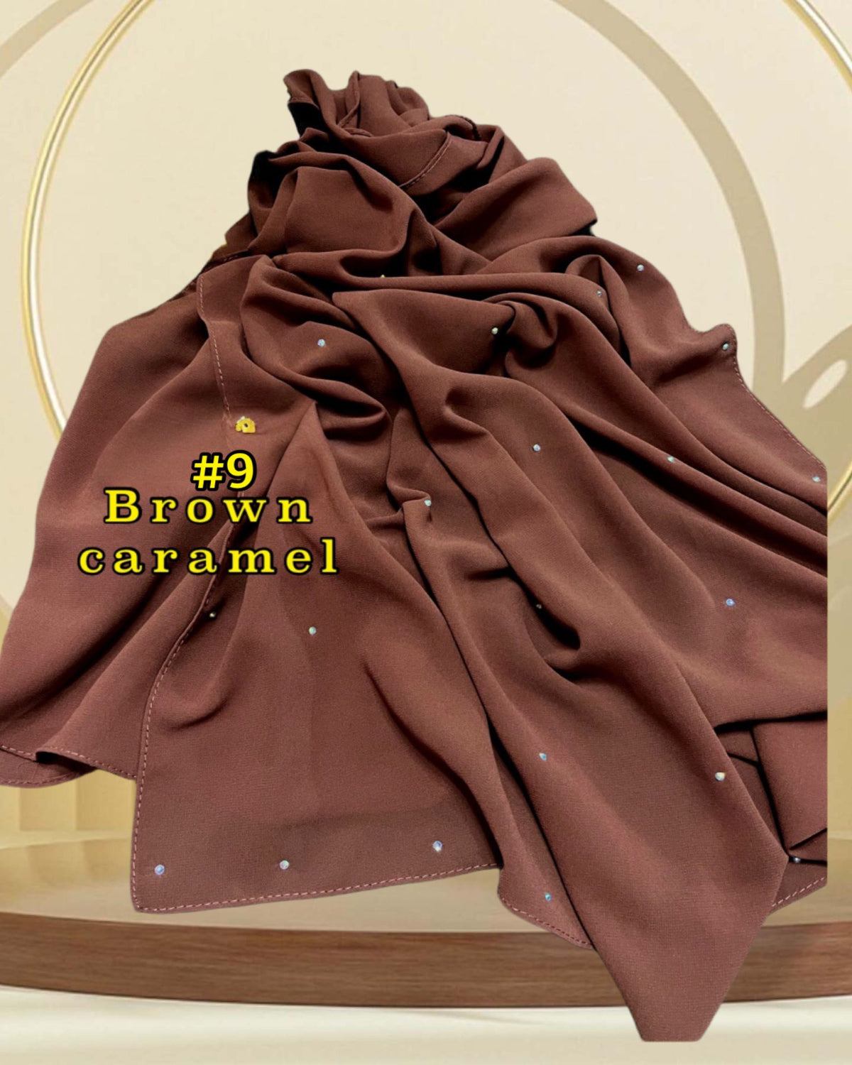 Shawl Chiffon Diamante (SHWL- 1045)