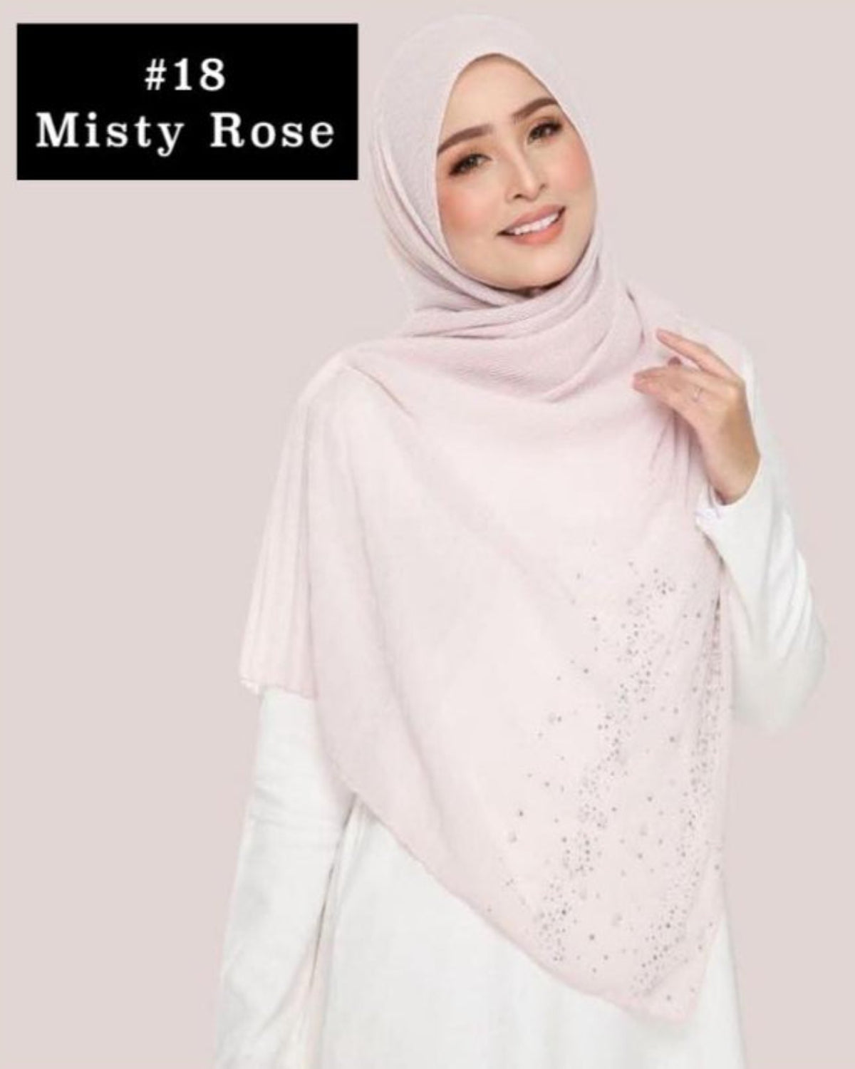 Shawl Chiffon Pleated Crush (SHWL- 1044)