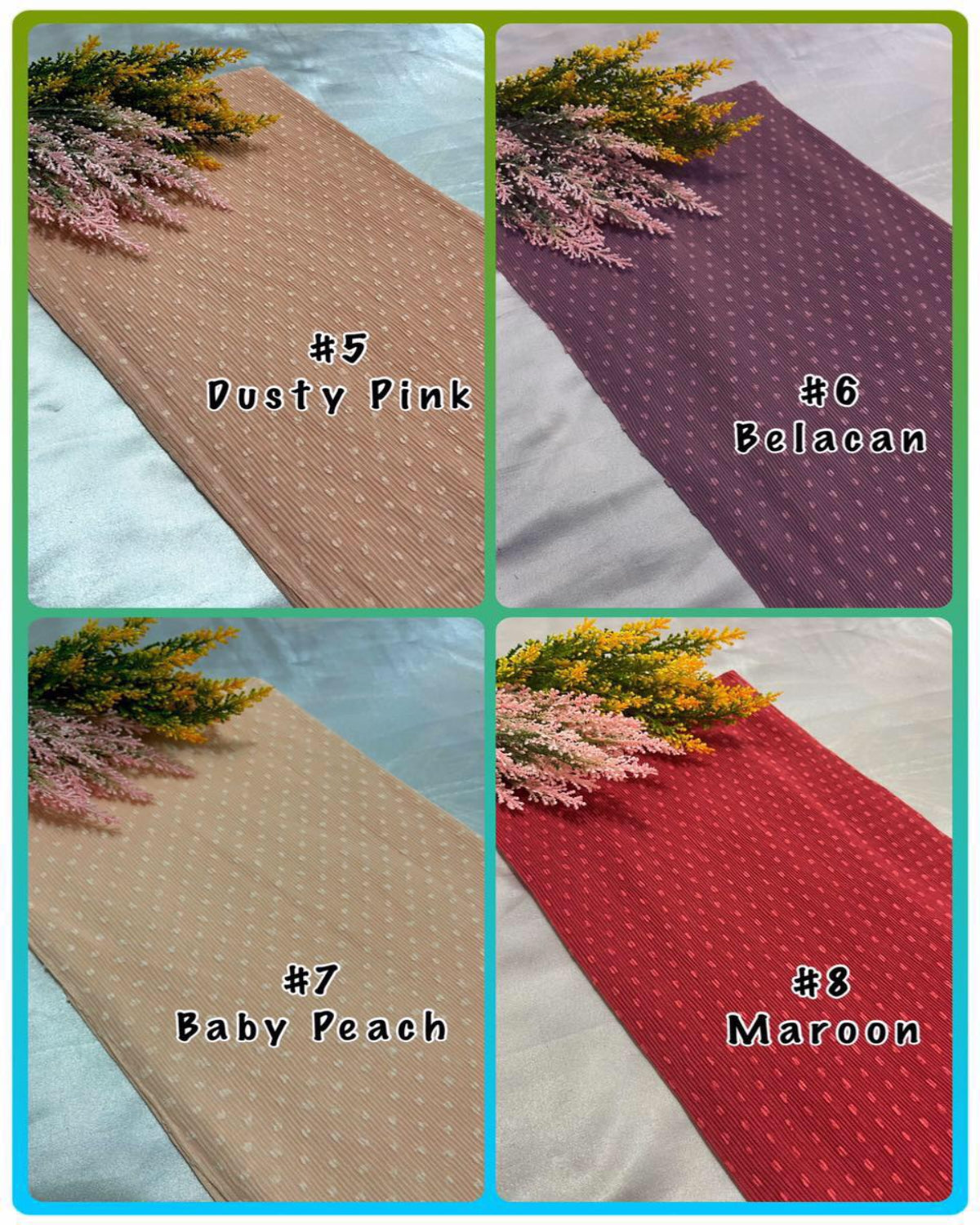 Shawl Crush Pleated Fiona- (SHWL- 1038) Elegant Pleats