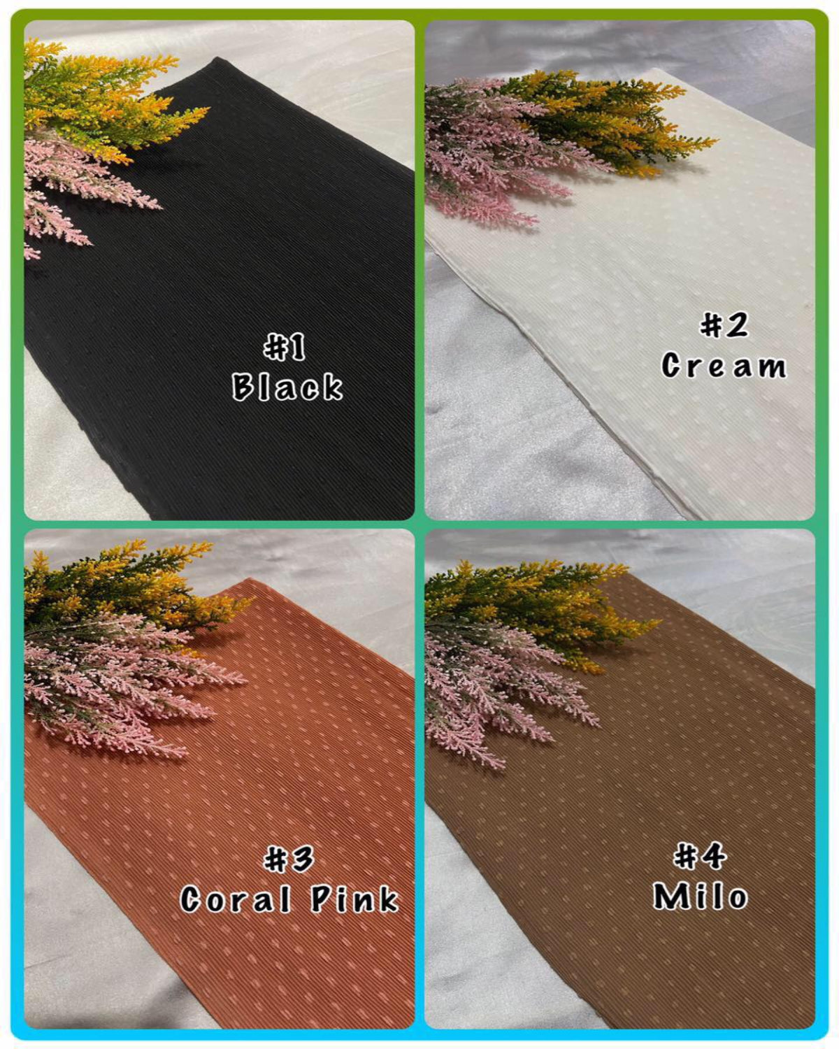 Shawl Crush Pleated Fiona- (SHWL- 1038) Elegant Pleats