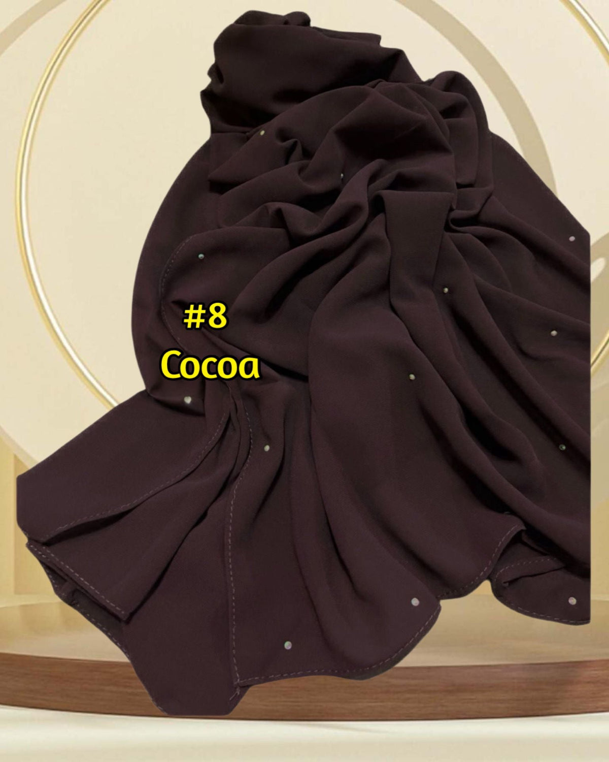 Shawl Chiffon Diamante (SHWL- 1045)