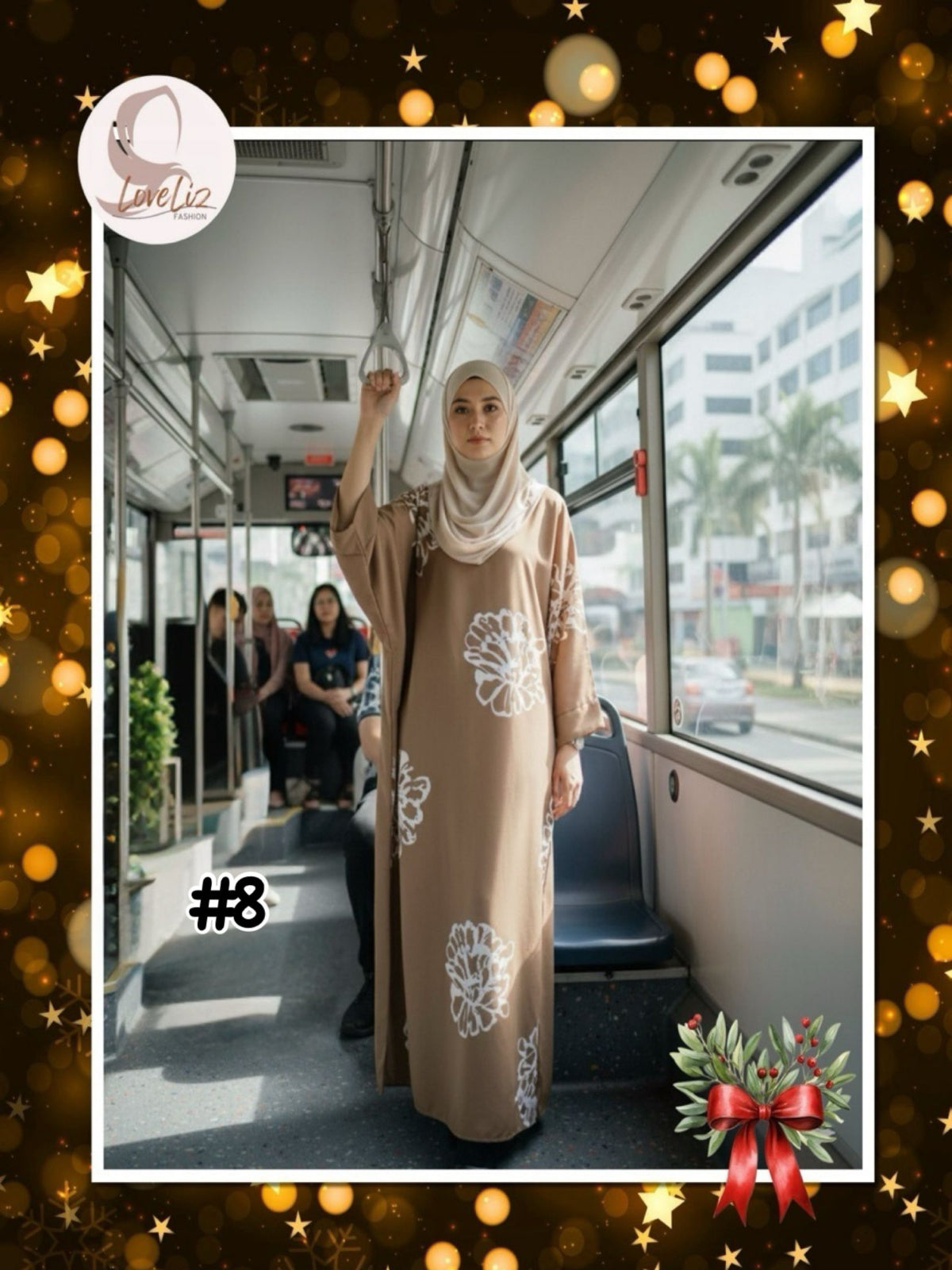 Long Printed Dress (LODR- 1007/3(A)) (#FFKNG)