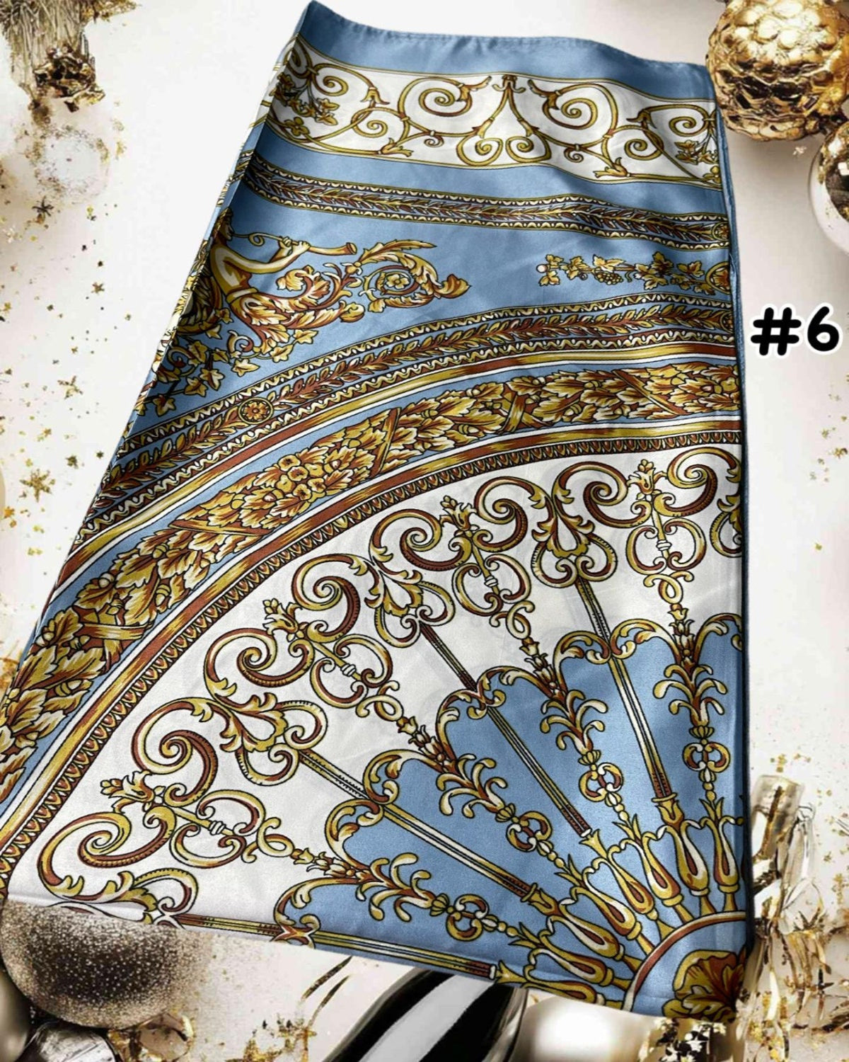 Bawal Satin Printed (BAWL- 1034) Chic & Elegant - Essentials Wear for Muslimah Woman’s Wardrobe