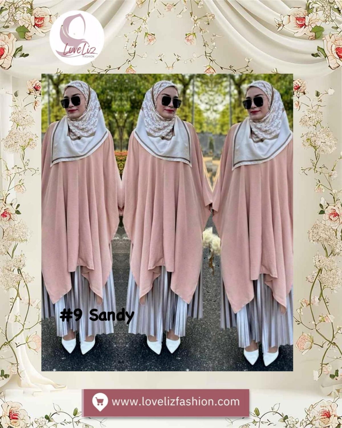 LoveLiz Fashion Baggy Blouse (BLSE- 1020) (#P90KNG)