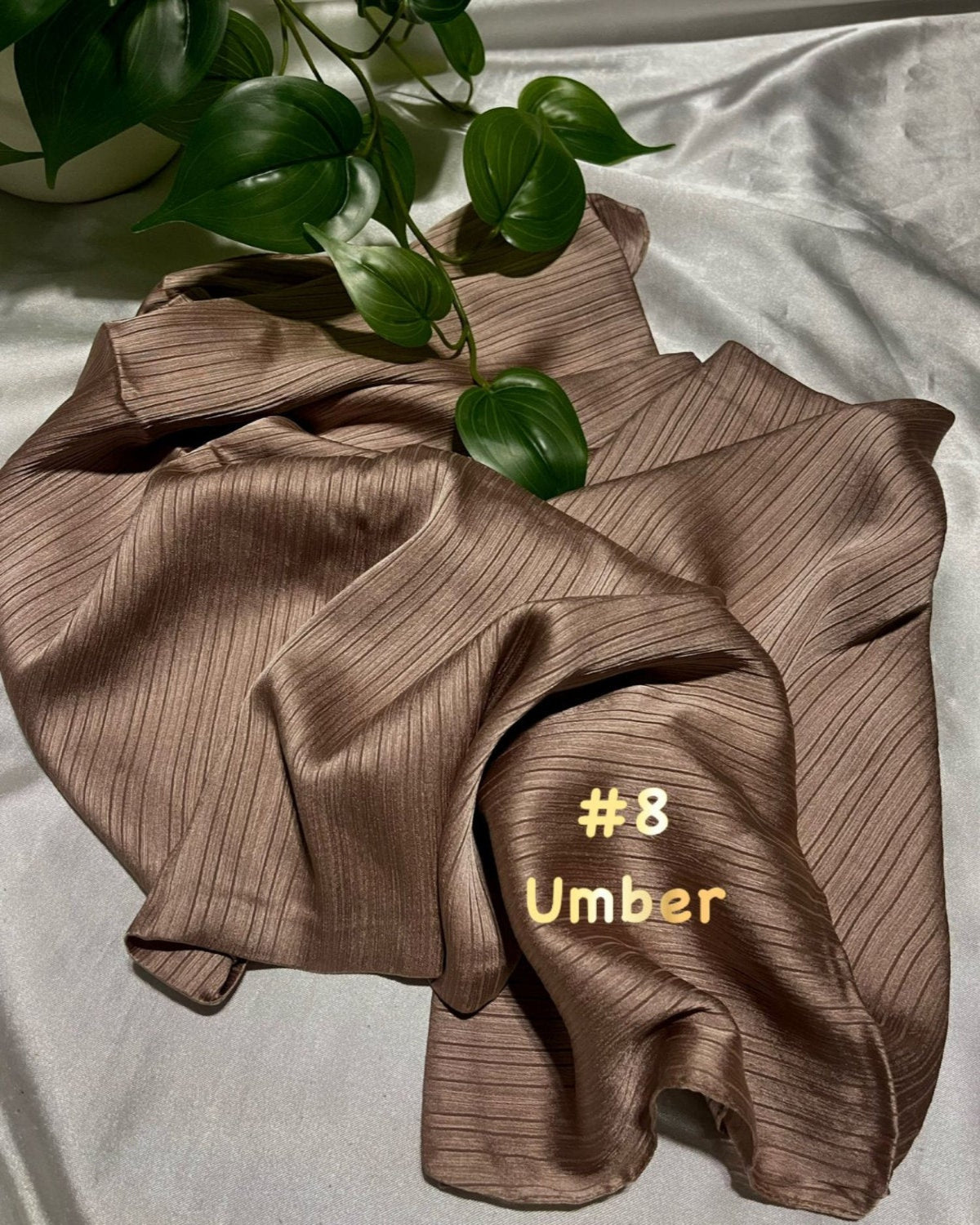 Shawl Satin Stripes Ammara– Effortless Elegance in Luxurious Design (SHWL- 1060) (#MM)