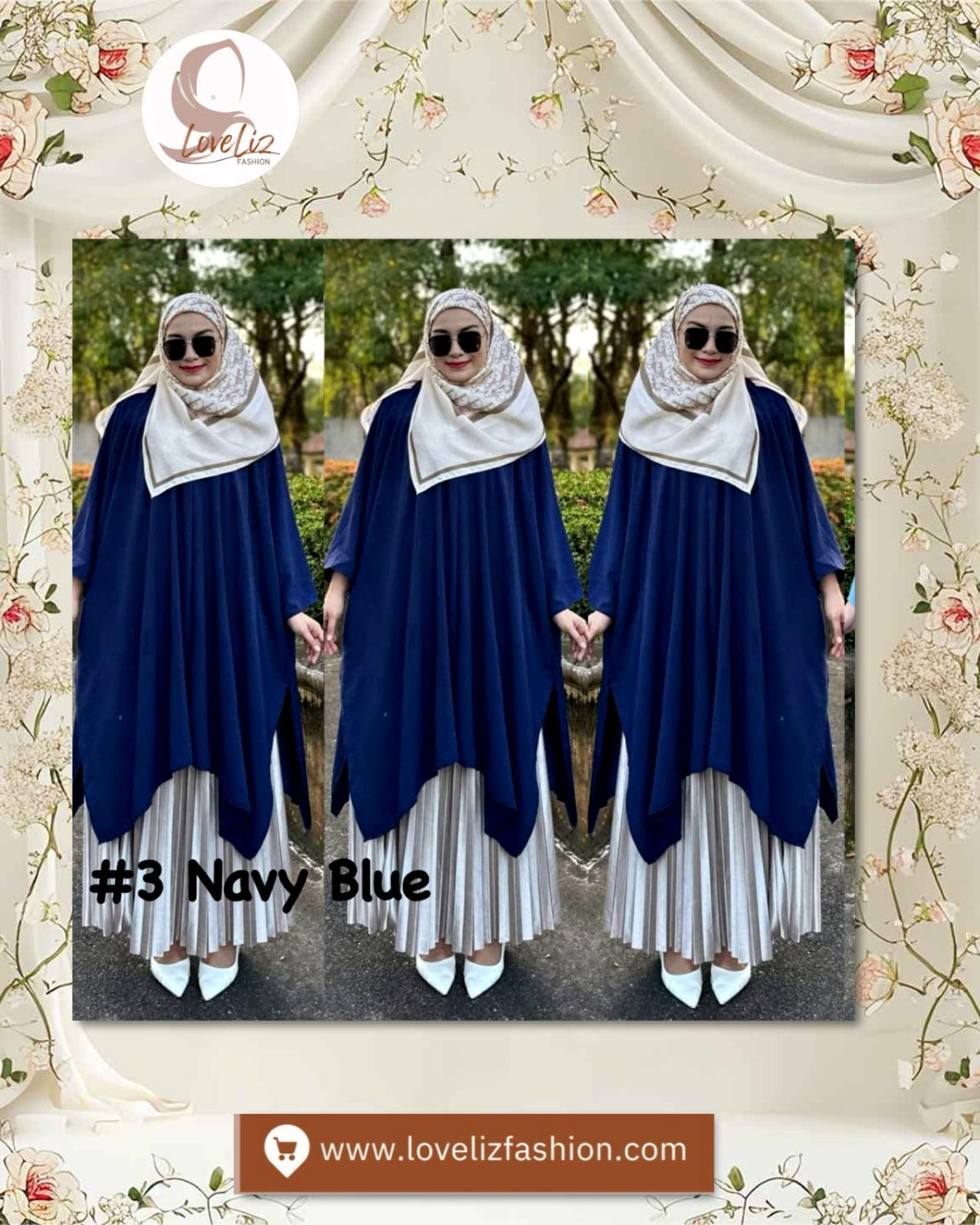 LoveLiz Fashion Baggy Blouse (BLSE- 1020) (#P90KNG)