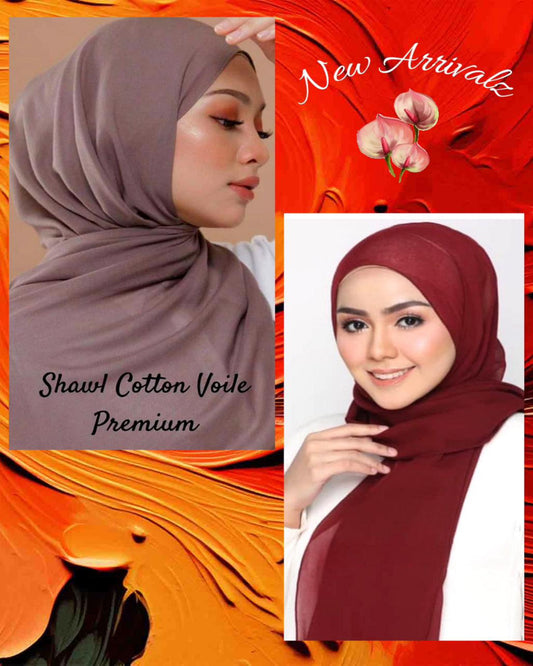 Shawl Cotton Voile (SHWL-1052)