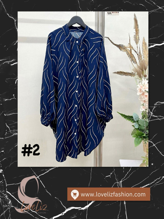 Top Printed Blouse (BLS_0626/025) (#J50KNG)