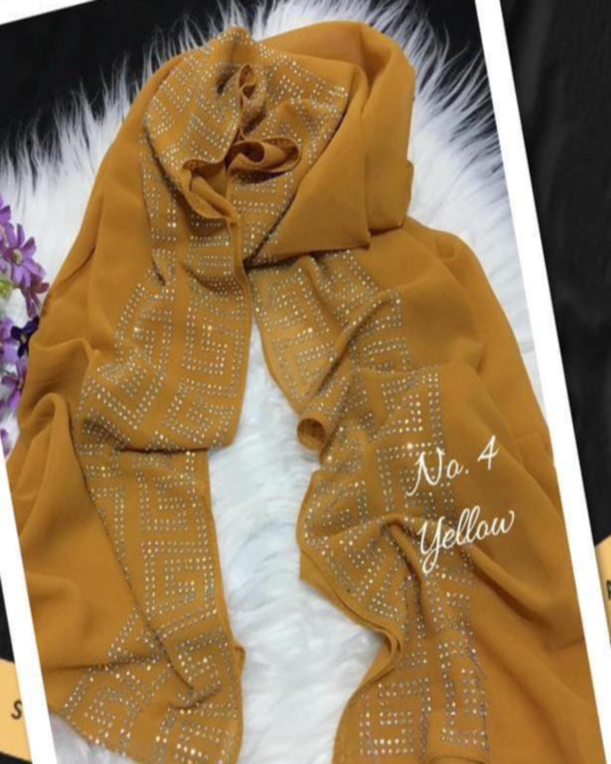 Royal Diamante Shawl (SHWL- 1001)