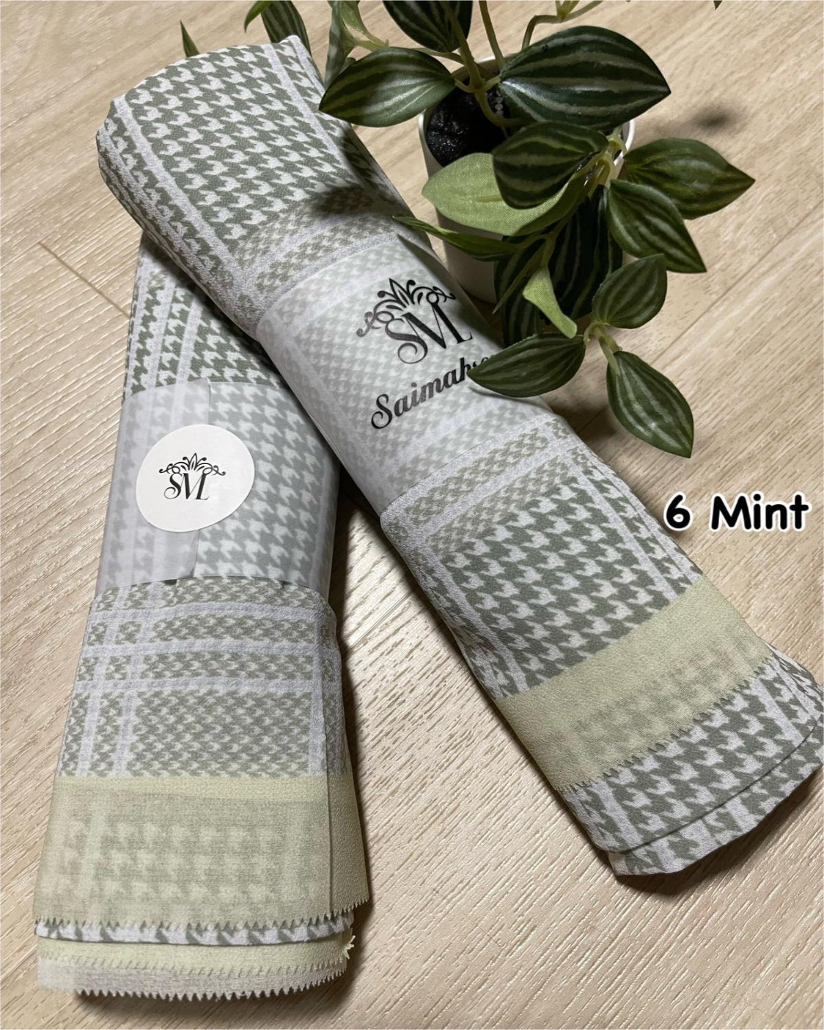 Shawl Premium Chiffon Korean Babyseam (SHWL- 1063) (#MM)