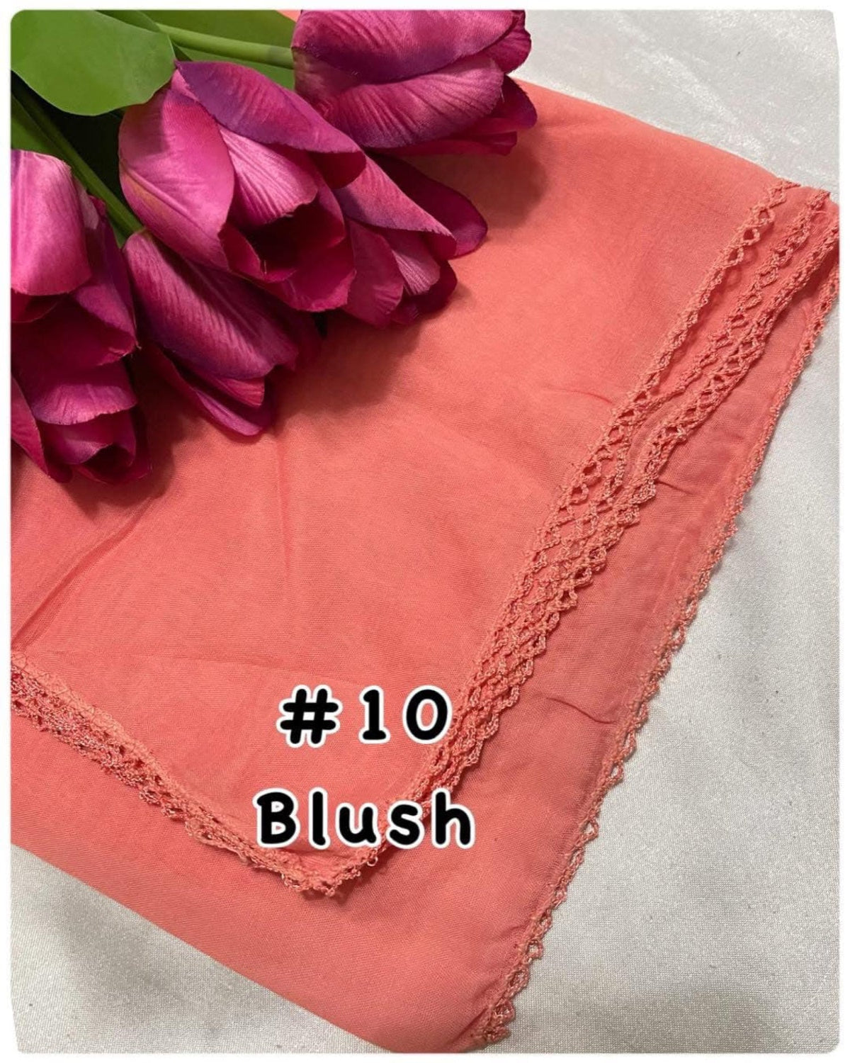 Bawal Cotton Plain Crochet (BAWL- 1031)- Premium Lightweight Fabric for Effortless Muslimah Style