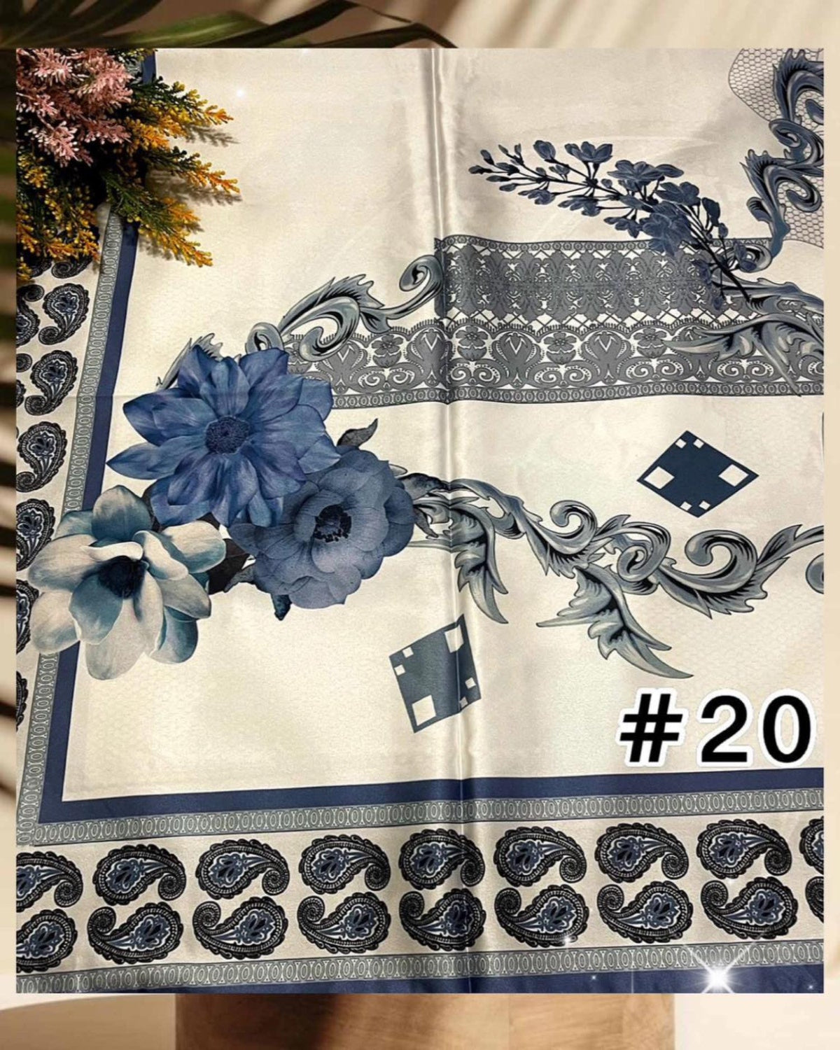 Exclusive Bawal Satin Printed (EBAWL- 1005)