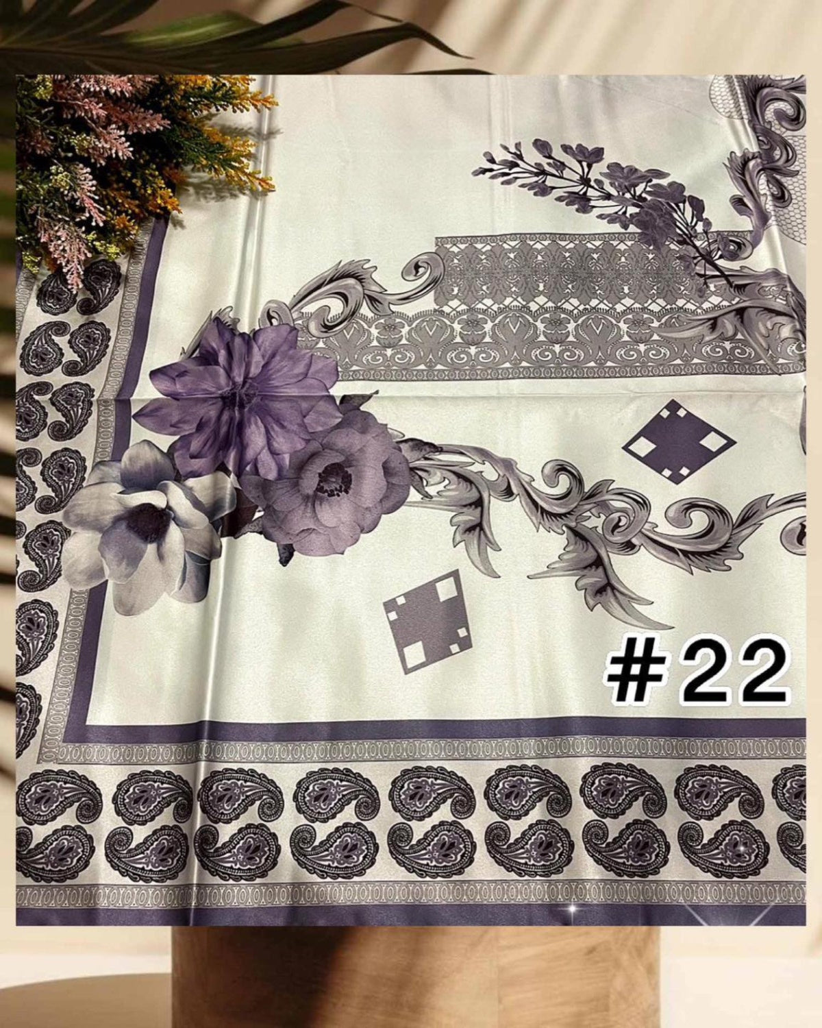 Exclusive Bawal Satin Printed (EBAWL- 1005)