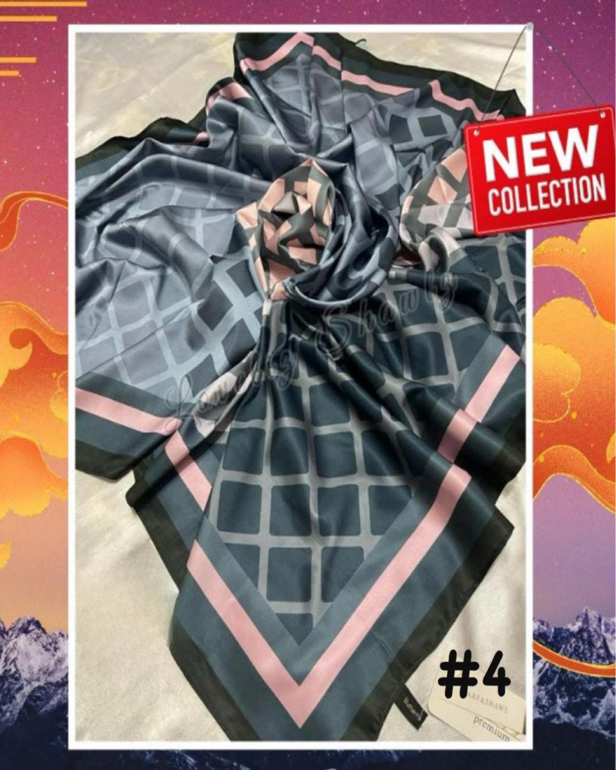 Exclusive Bawal Satin Printed (EBAWL- 1005)