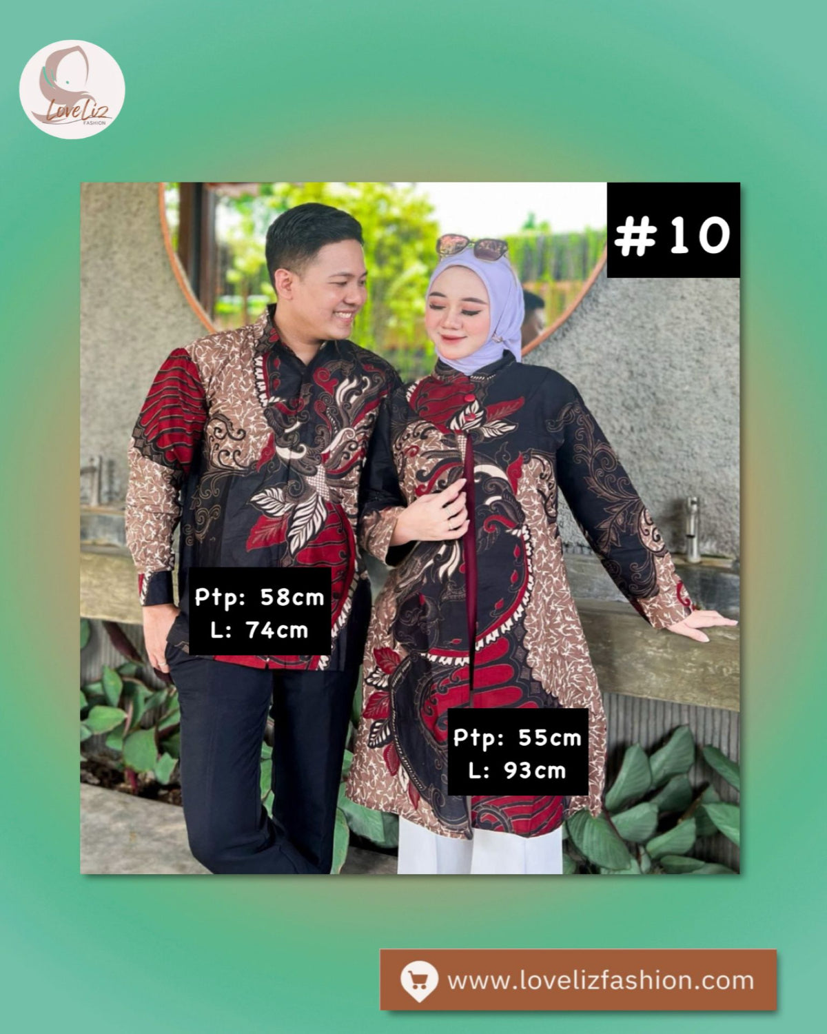 Batik Couple Sets (BCS- 1001) (#AAT)