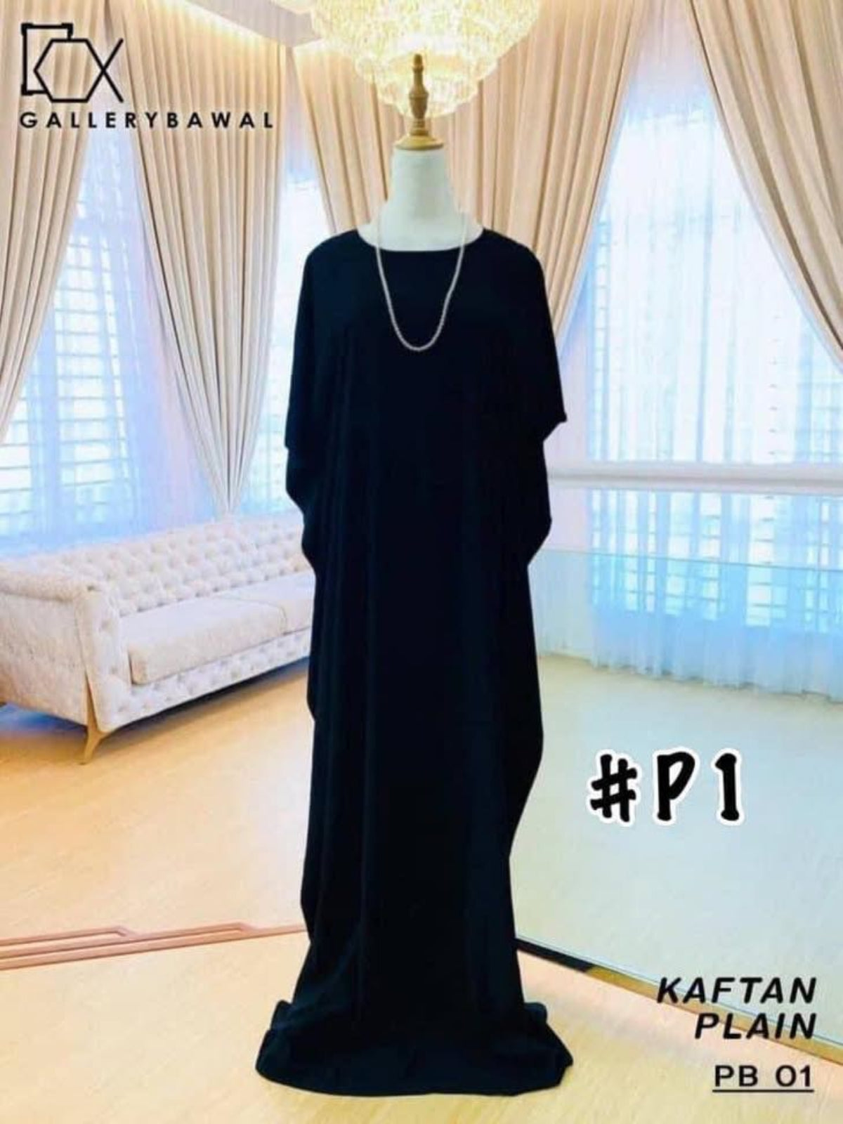 Kaftan Exclusive Plain (KFTN- 1002)