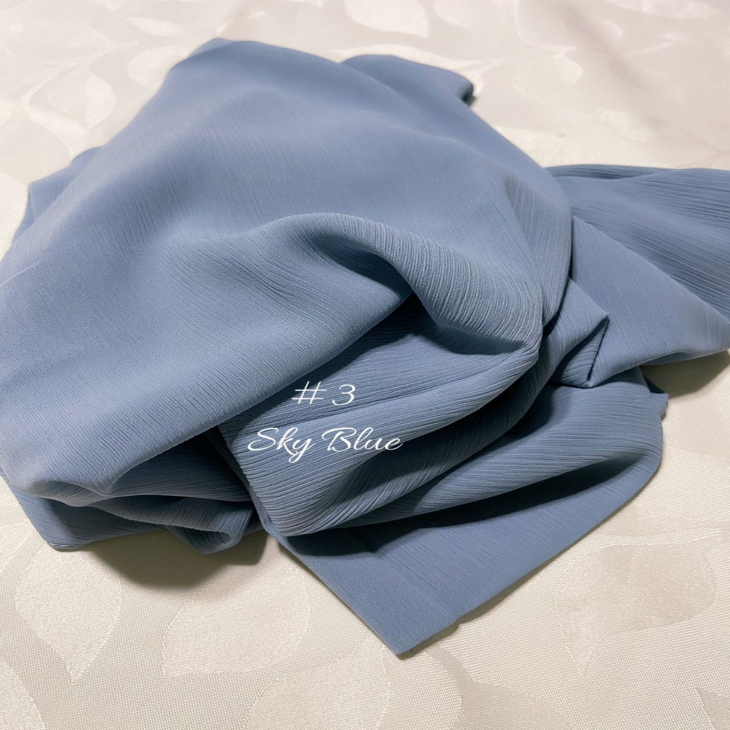 Chiffon Shawl Muna Chic & Lightweight for Modern Modesty (SHWL- 1057) (#MM) - A Must for Modern Muslimah Wardrobes