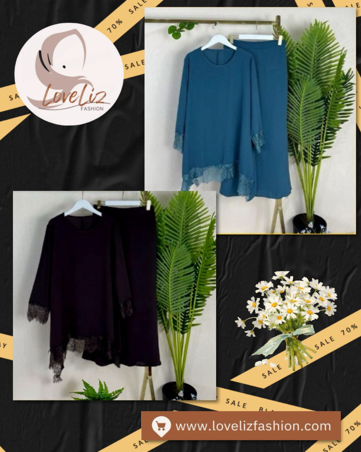 Lace Skirt Suits (SKRT- 1002) (#523)