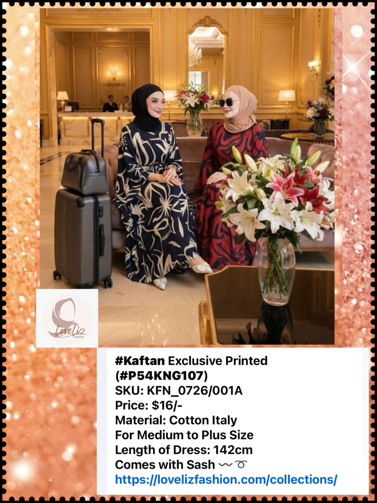 Kaftan Exclusive Printed (KFN_0726/001(A)) (#P54KNG107)