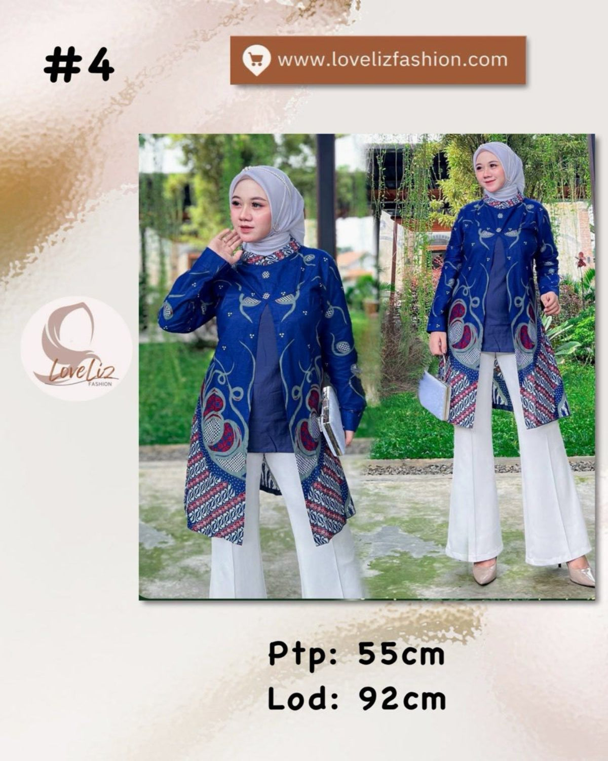 Assorted Batik Tunic Dresses (BADR(T)- 1002) (#ANA)