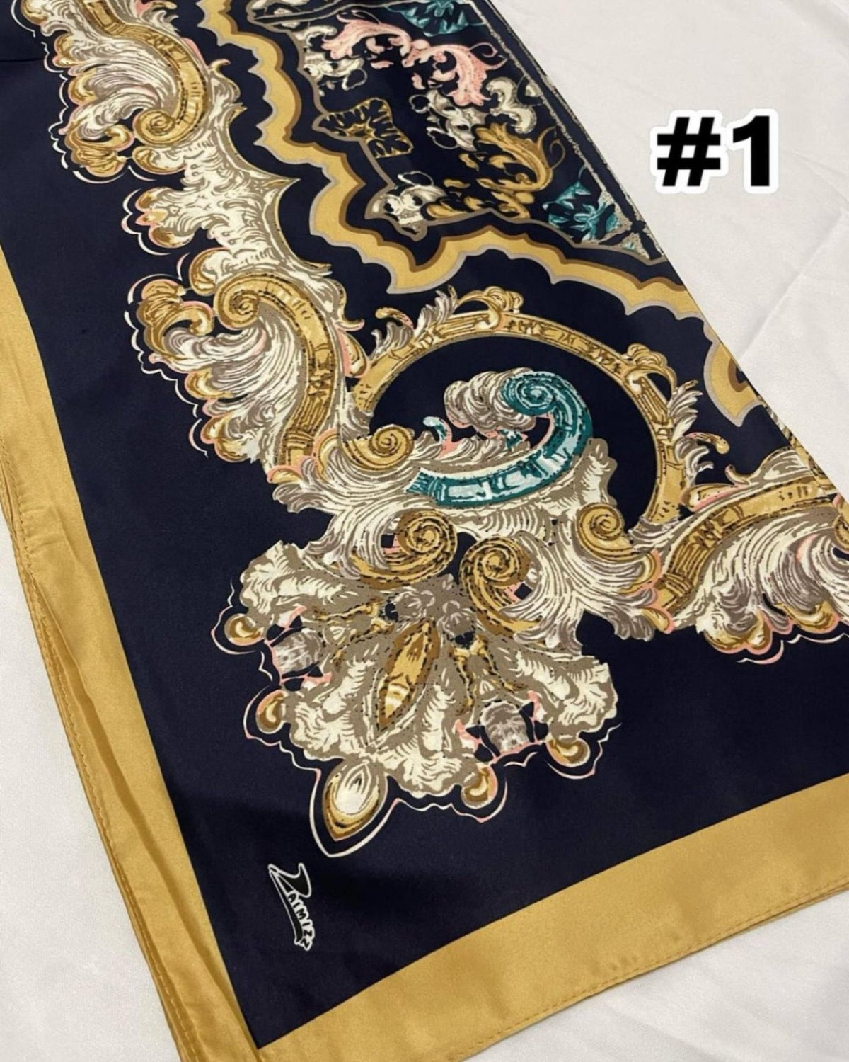 Bawal Satin Printed (BAWL- 1034) Chic & Elegant - Essentials Wear for Muslimah Woman’s Wardrobe