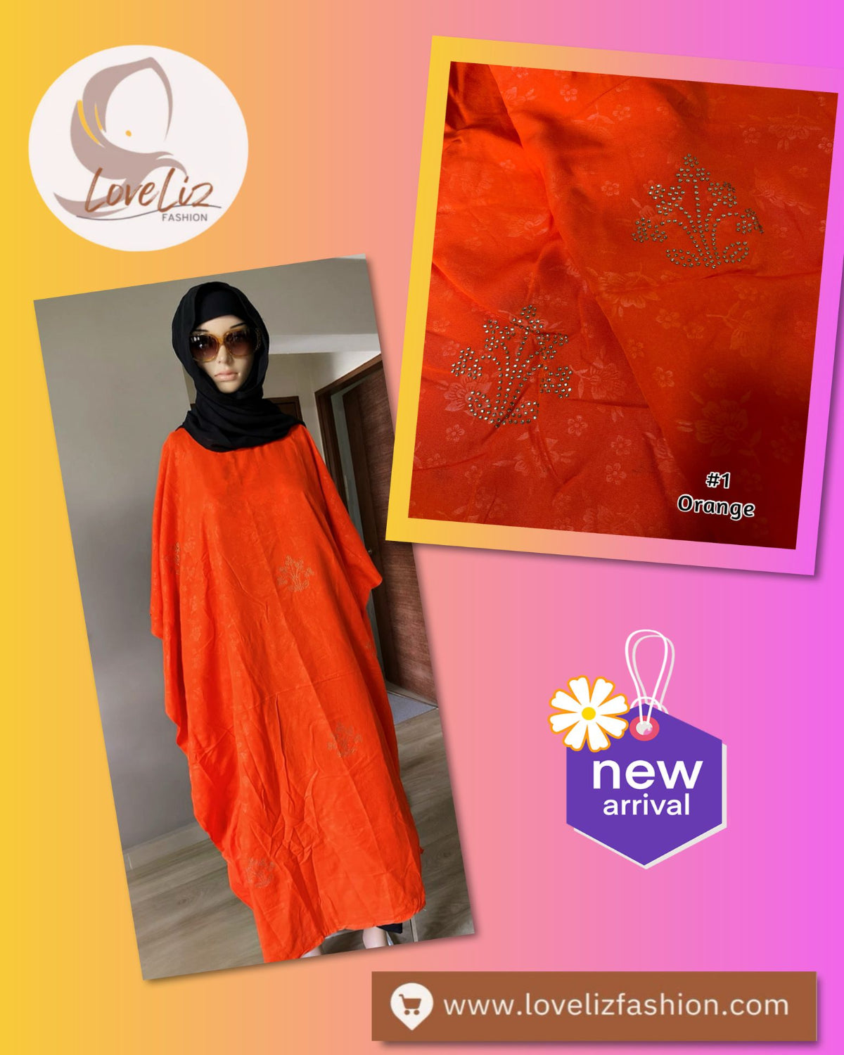 Kaftan Batwing Cici (KFTN- 1015) (#CC>KN1)