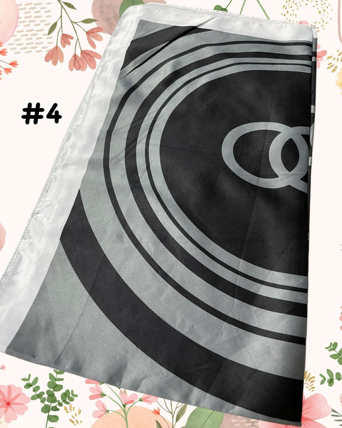 Bawal Satin Printed (BAWL- 1034) Chic & Elegant - Essentials Wear for Muslimah Woman’s Wardrobe