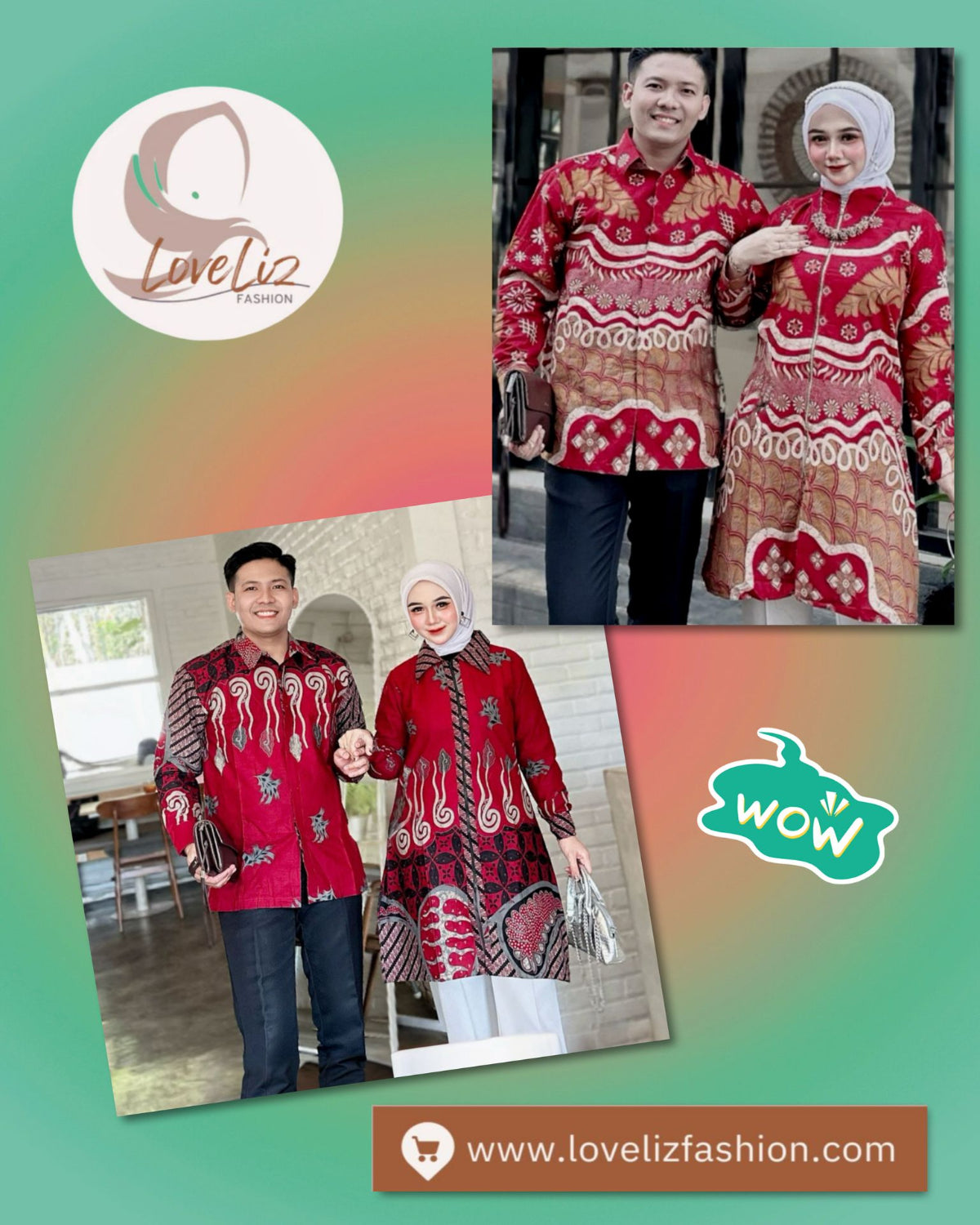 Batik Couple Sets (BCS- 1001) (#AAT)