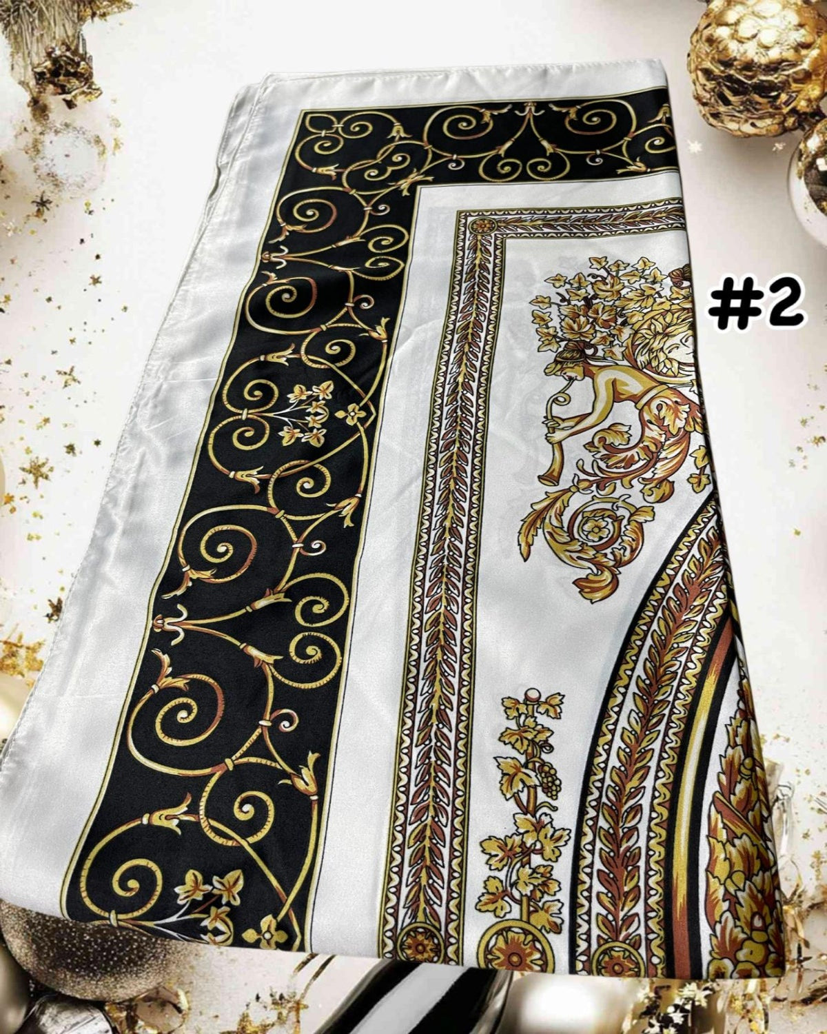 Bawal Satin Printed (BAWL- 1034) Chic & Elegant - Essentials Wear for Muslimah Woman’s Wardrobe
