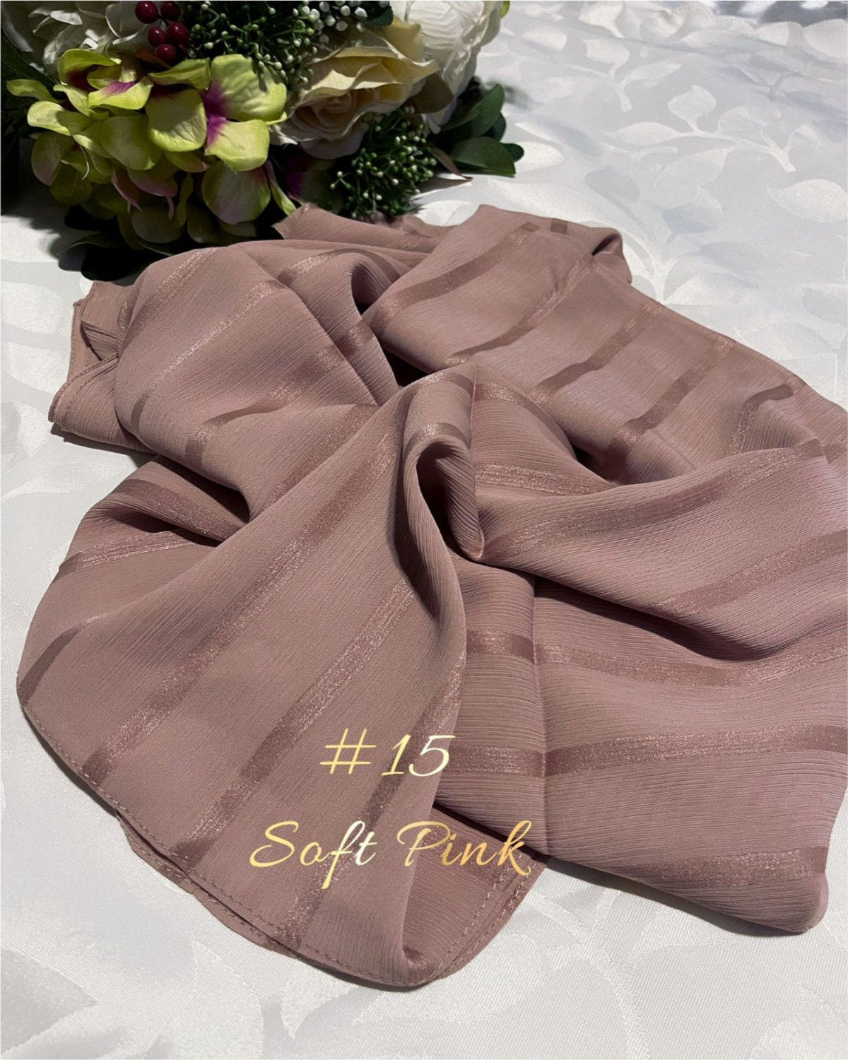 Shawl Chiffon Muna Lining (SHWL- 1059) (#MM) - Elegant Muslimah Hijab Accessory