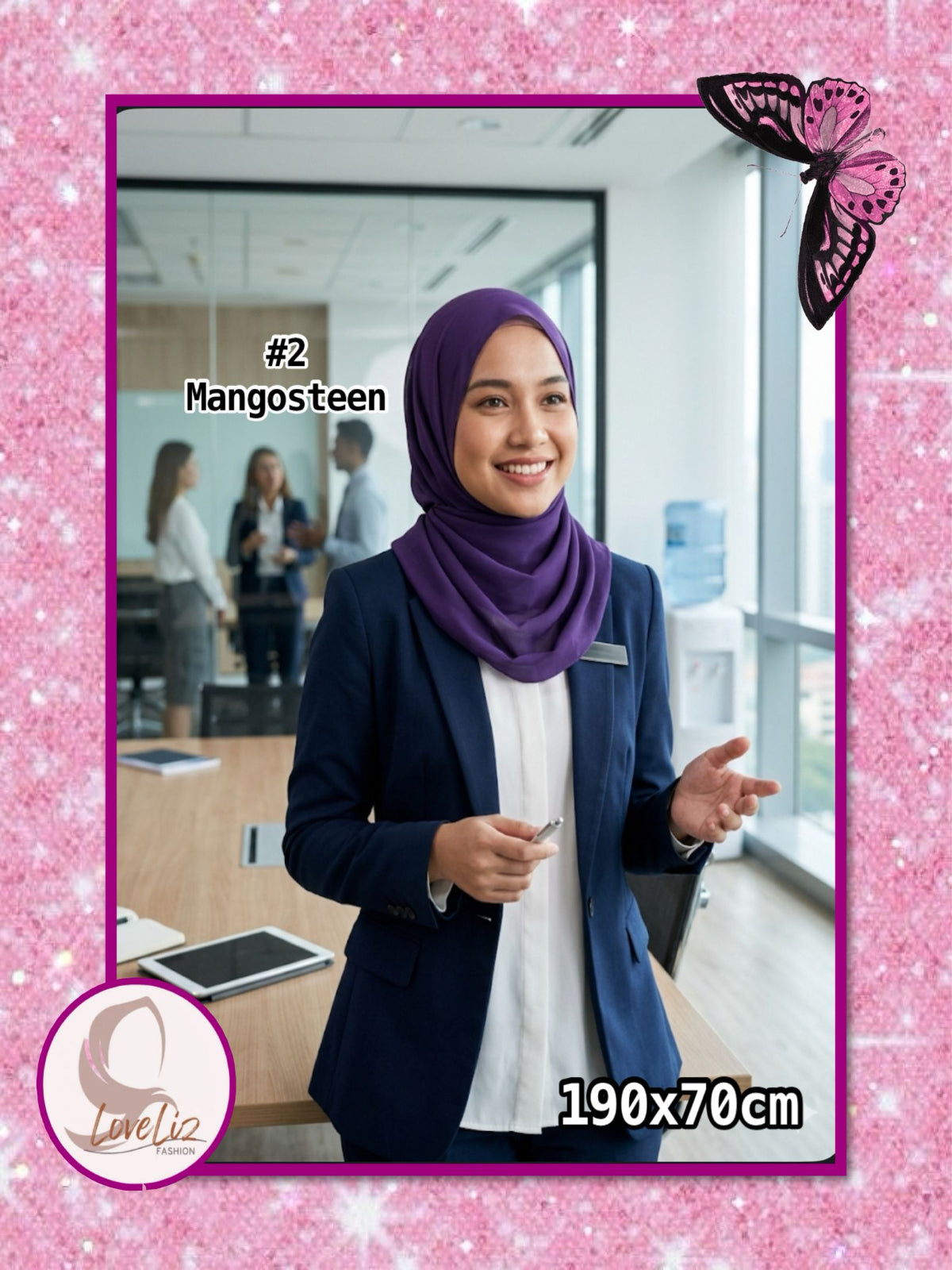 Shawl Chiffon Plain (SHL_0326/021)