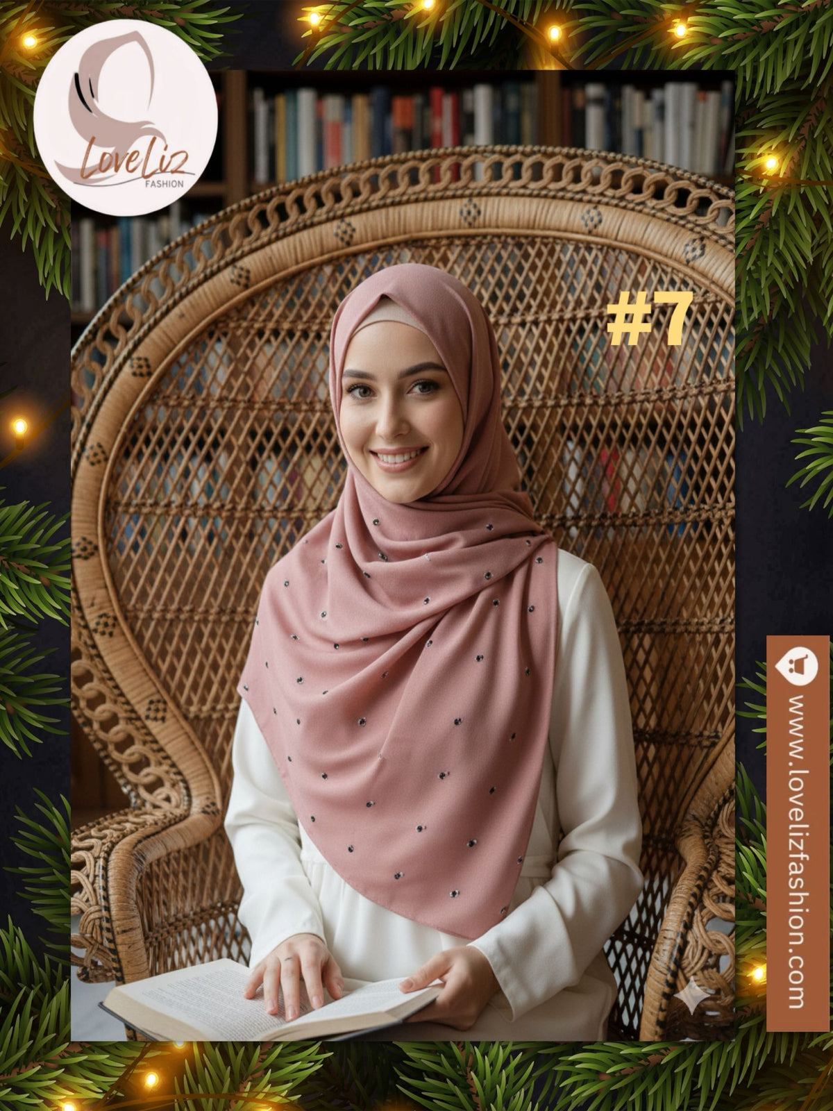 Cotton Bawal with Diamante Pattern (BWL_0126/009)
