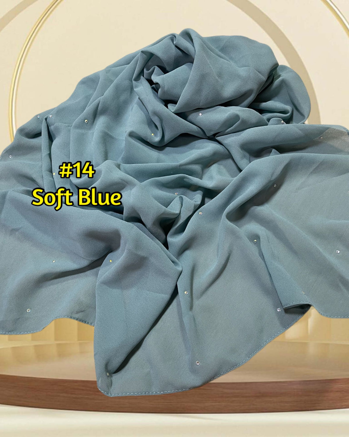 Shawl Chiffon Diamante (SHWL- 1045)