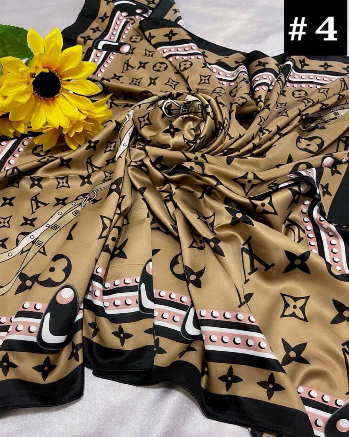 Bawal Satin Printed (BAWL- 1034) Chic & Elegant - Essentials Wear for Muslimah Woman’s Wardrobe