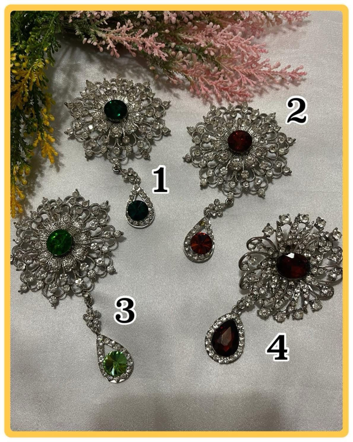 Assorted Brooches (ASRY- 1045/1056) (#KN7)