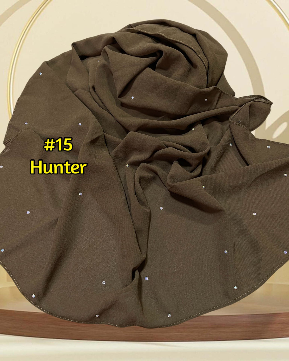 Shawl Chiffon Diamante (SHWL- 1045)