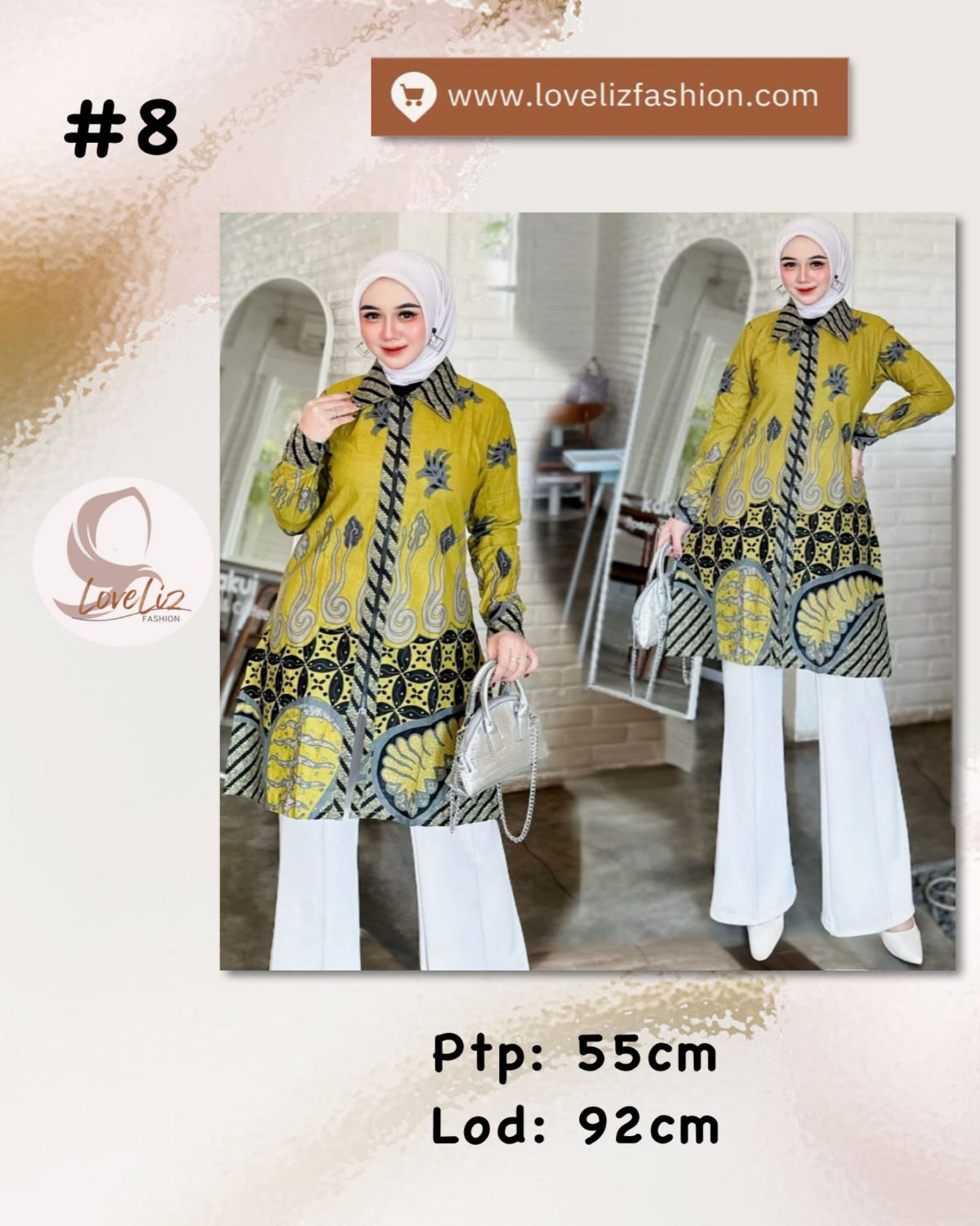Assorted Batik Tunic Dresses (BADR(T)- 1002) (#ANA)