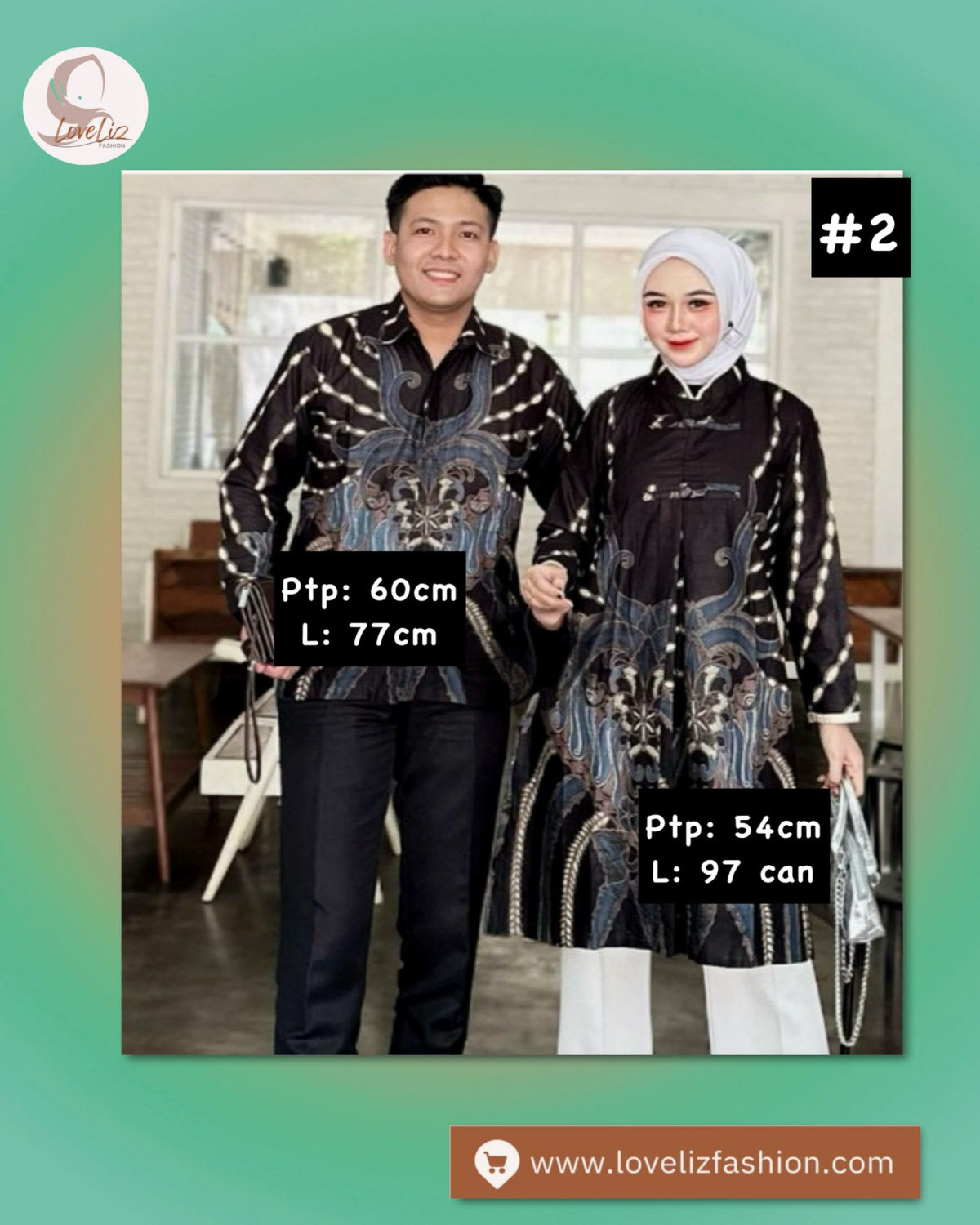 Batik Couple Sets (BCS- 1001) (#AAT)