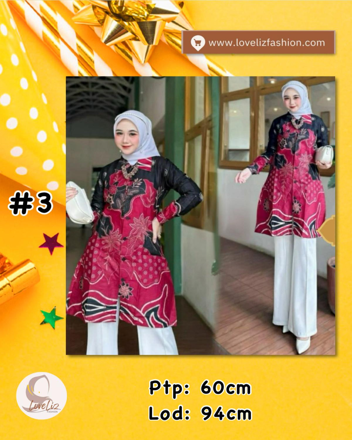 Assorted Batik Tunic Dresses (BADR(T)- 1005) (#AAT)